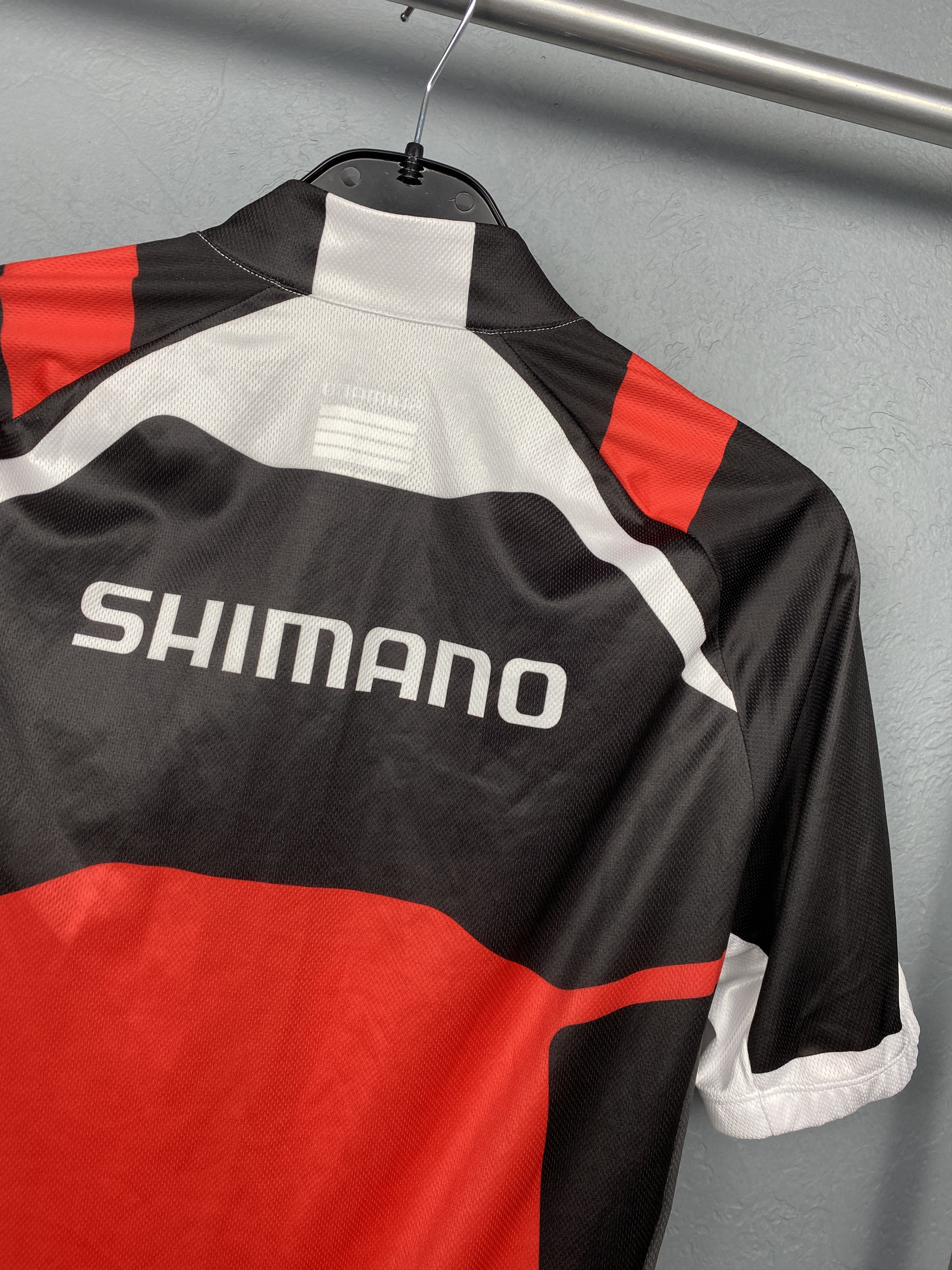Vintage Shimano Velo Italy Bike Cycling Jersey Mens T-Shirt Size US L / EU 52-54 / 3 - 7 Thumbnail