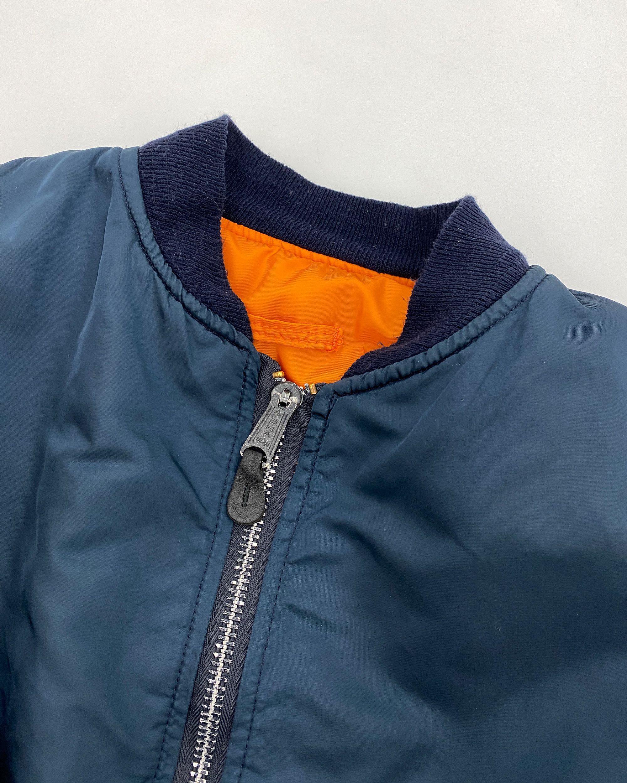 Alpha Industries 1990s Made in USA MA-1 Bomber Jacket Size US XXL / EU 58 / 5 - 2 Thumbnail