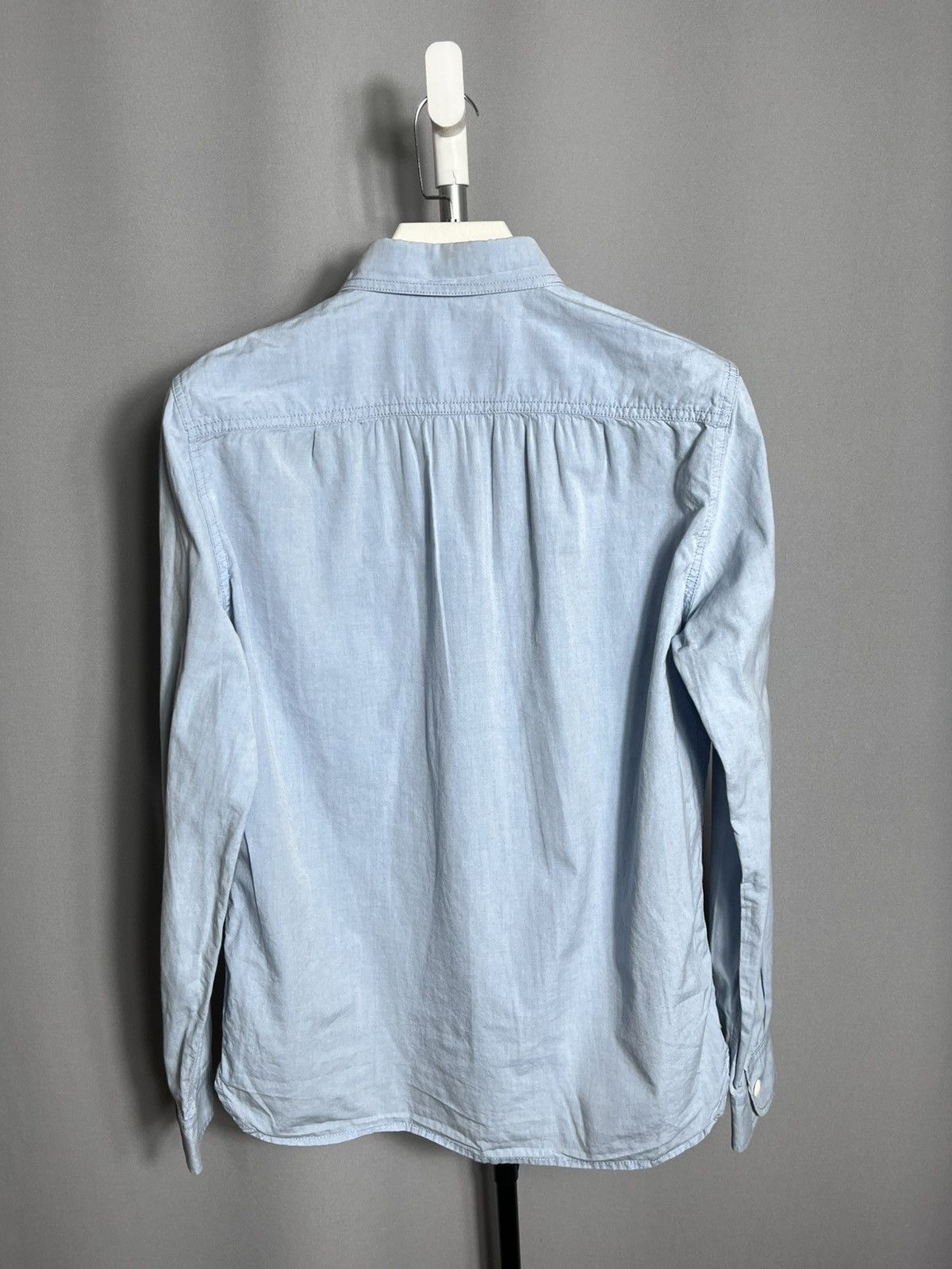 Japanese Brand 20020801 mens shirt blue PLST long sleeve button ups Size US S / EU 44-46 / 1 - 6 Thumbnail