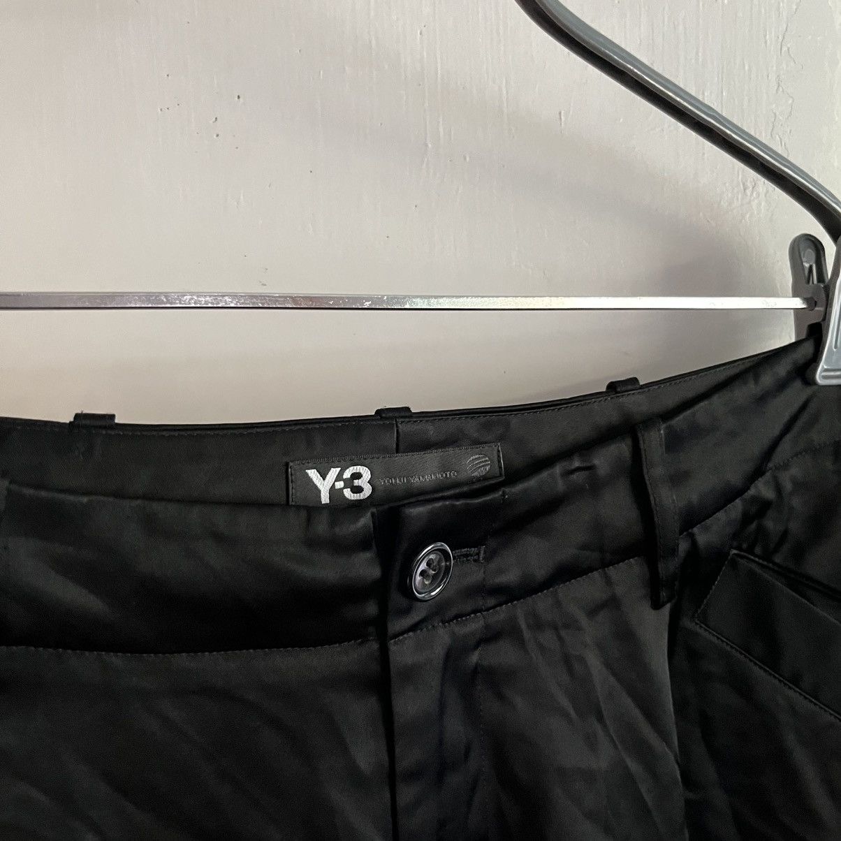 Y-3 Y3 Yohji Yamamoto Drop Crotch Silk Pants Size US 31 - 4 Thumbnail