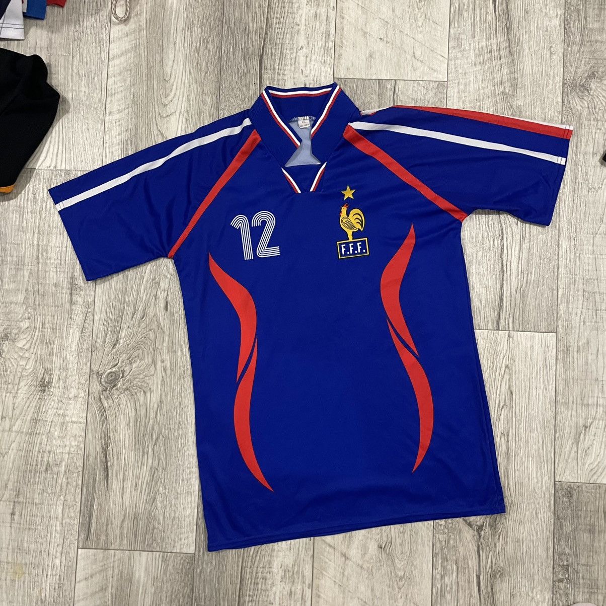 Vintage Vintage 90s France Henry 12 fff jersey football tee shirt Size US M / EU 48-50 / 2 - 1 Thumbnail