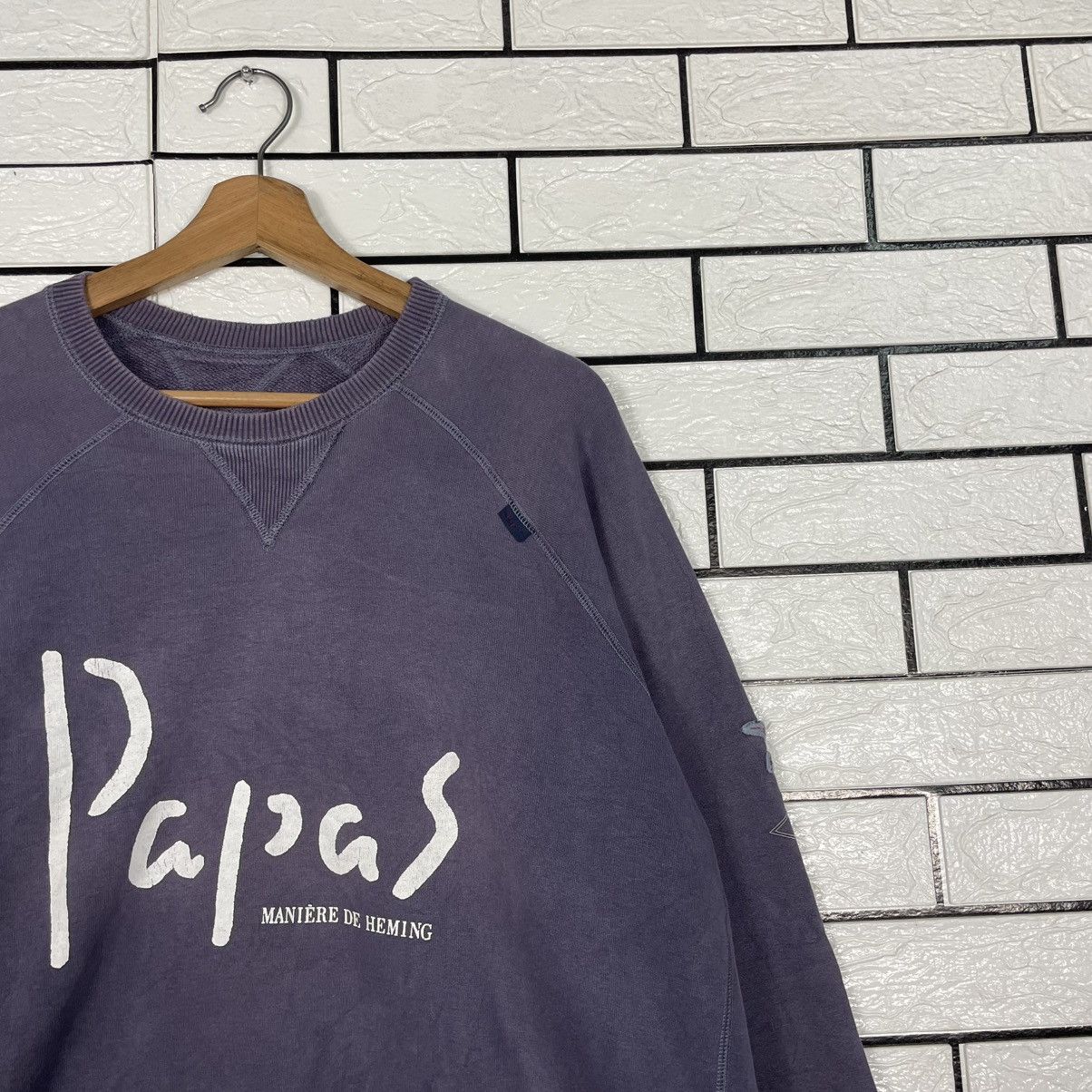 Japanese Brand Japanese Brand Papas Big Logo Sweatshirt Size US M / EU 48-50 / 2 - 5 Thumbnail