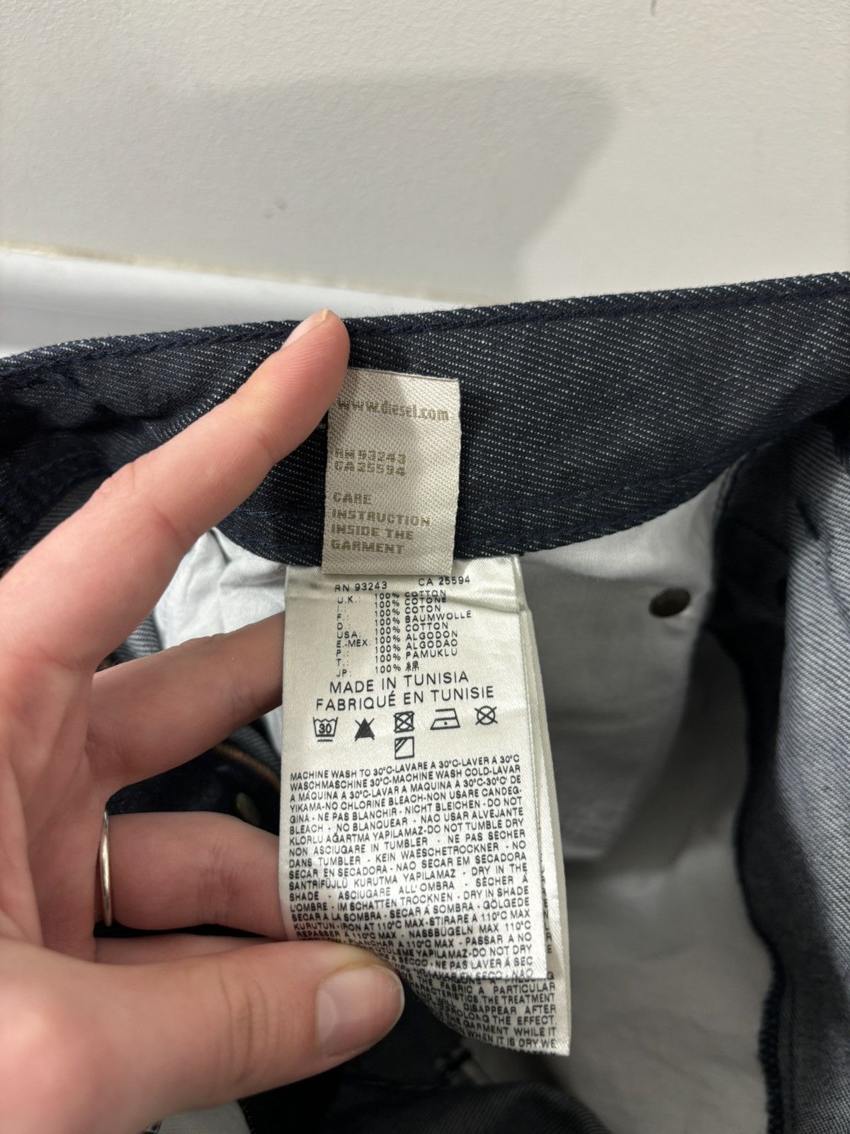 Diesel Diesel Braddom NWT Regular Slim Avant Garde Denim Jeans Size US 29 - 14 Thumbnail