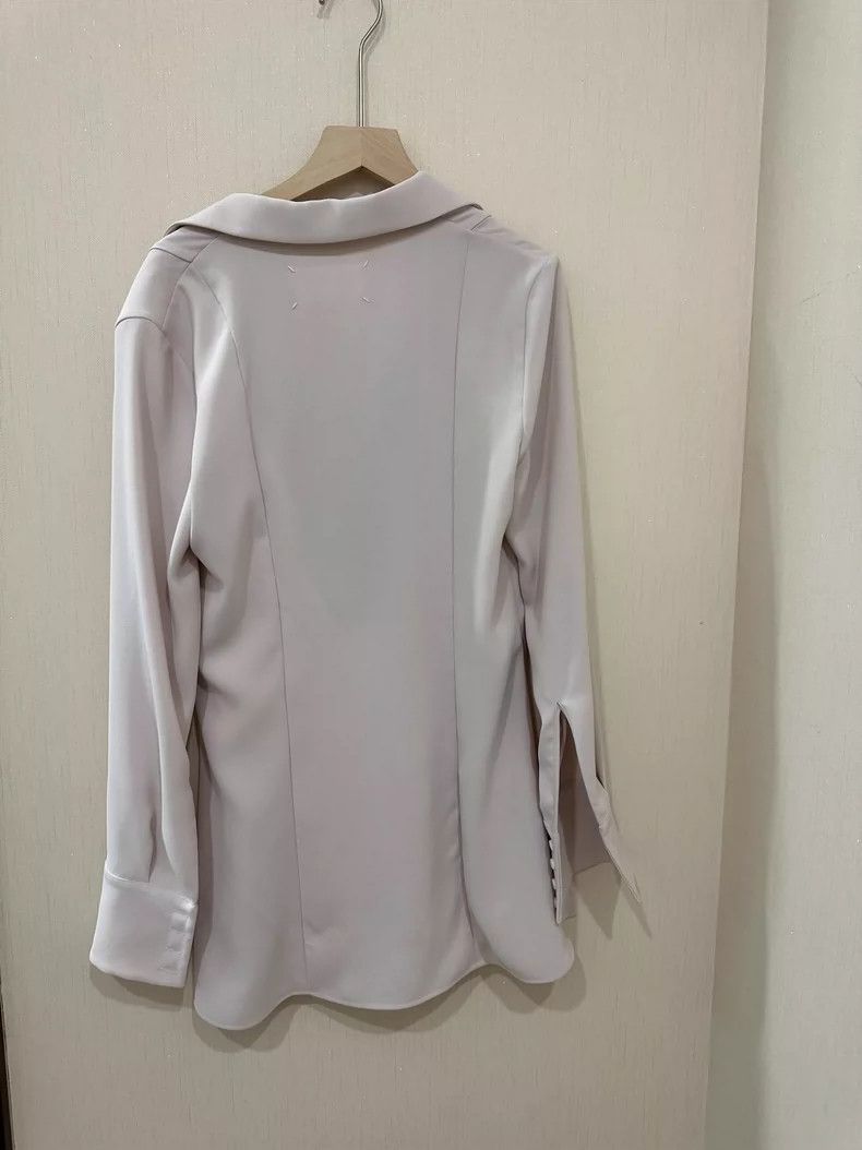 Martine Rose Martine rose Silk shirt with lace imitation two pieces Size XS / US 0-2 / IT 36-38 - 2 Thumbnail