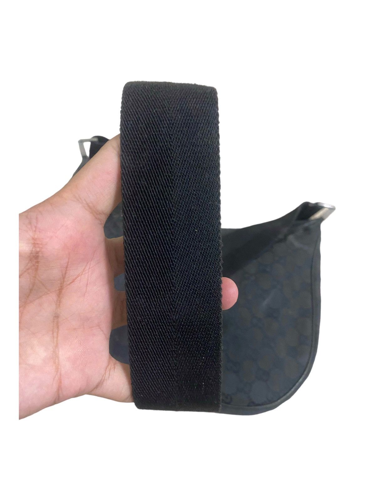 Gucci Vintage Black Monogram Gucci Crossbody Size ONE SIZE - 11 Thumbnail