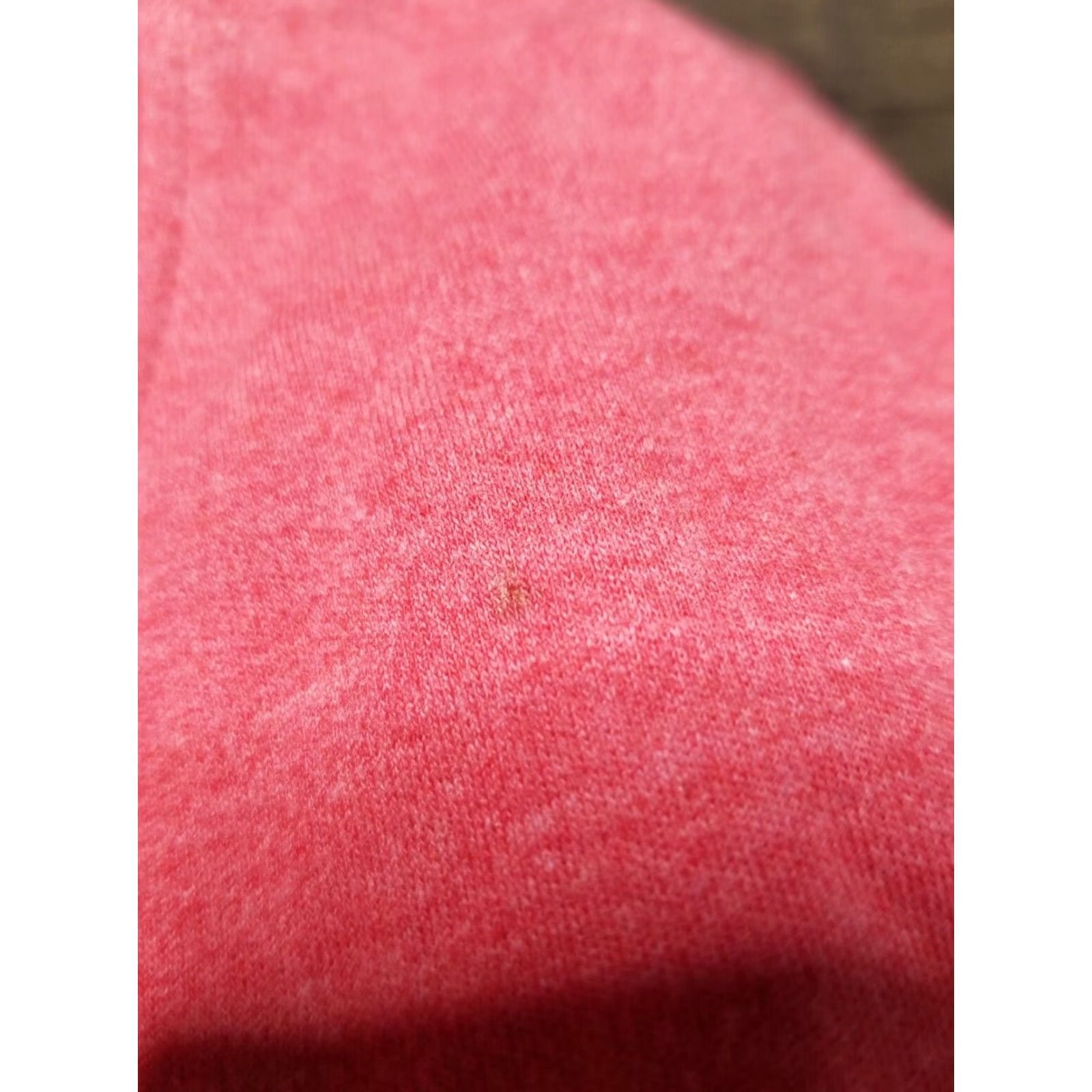Vintage Vintage L.L. Bean Women's T-Shirt 3/4 Sleeve V-Neck Cotton Casual Heathered Red Size L / US 10 / IT 46 - 3 Thumbnail