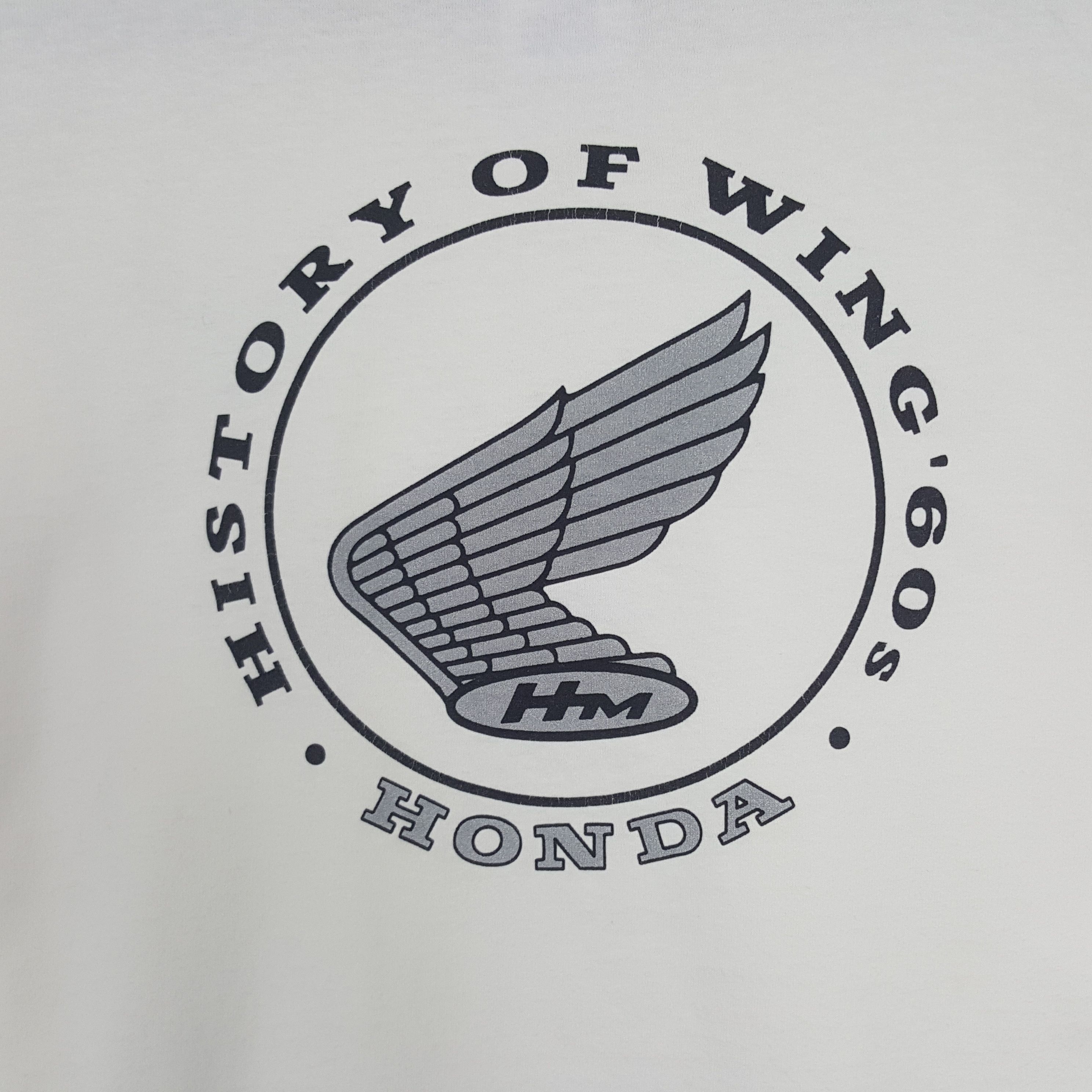 Honda × Vintage Vintage Honda Redwing History Of Wing Tshirt Size US L / EU 52-54 / 3 - 2 Thumbnail