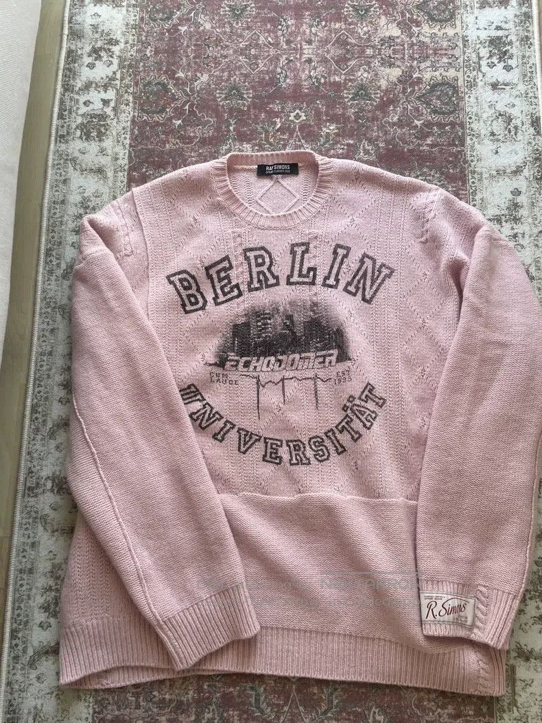 Raf Simons Raf Simons Pink sweater Size US L / EU 52-54 / 3 - 1 Thumbnail