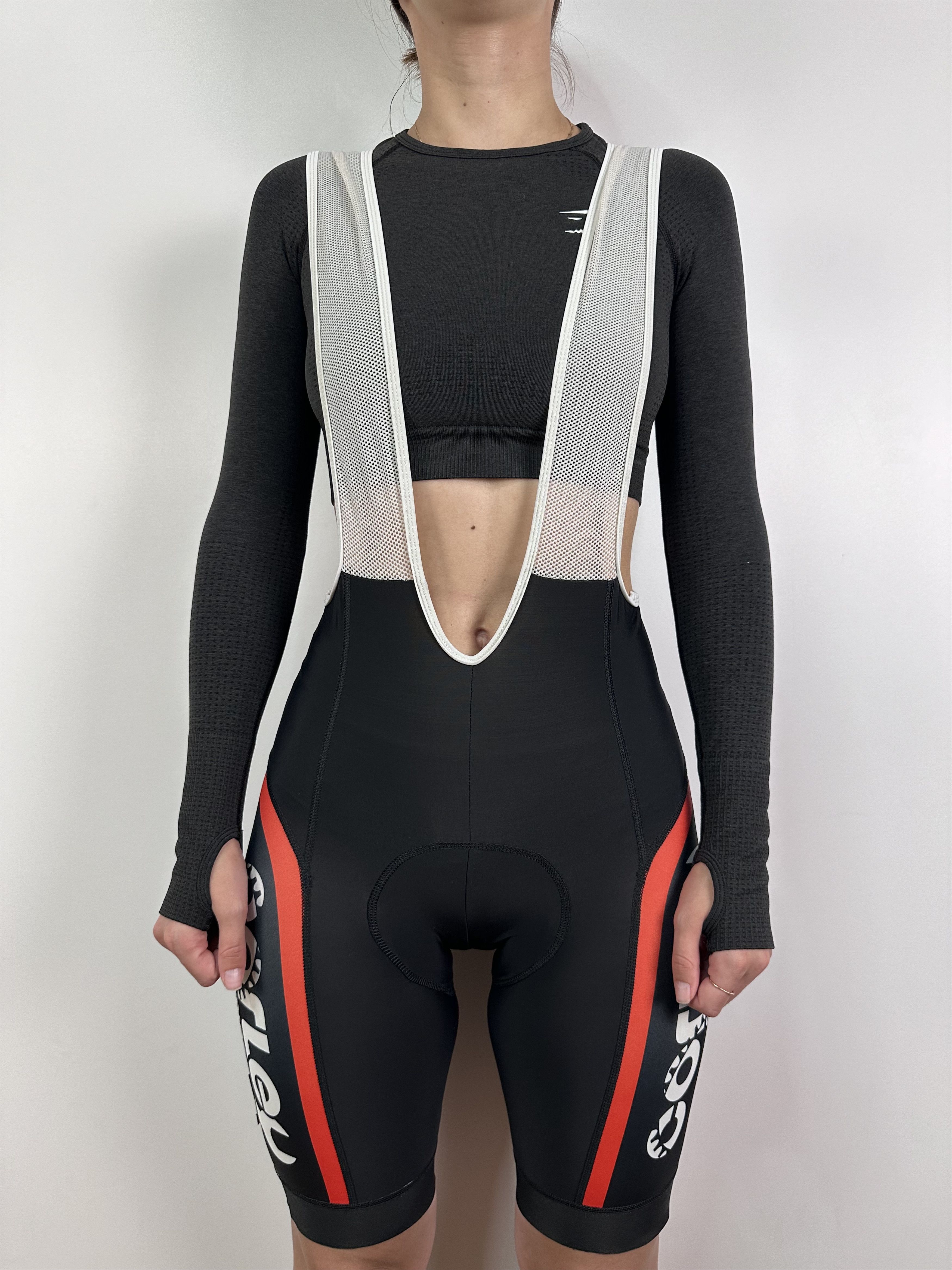 Other CORLEY Specialized Prime Bib Shorts Cycling Black Red Size 3 Size S / US 4 / IT 40 - 1 Thumbnail