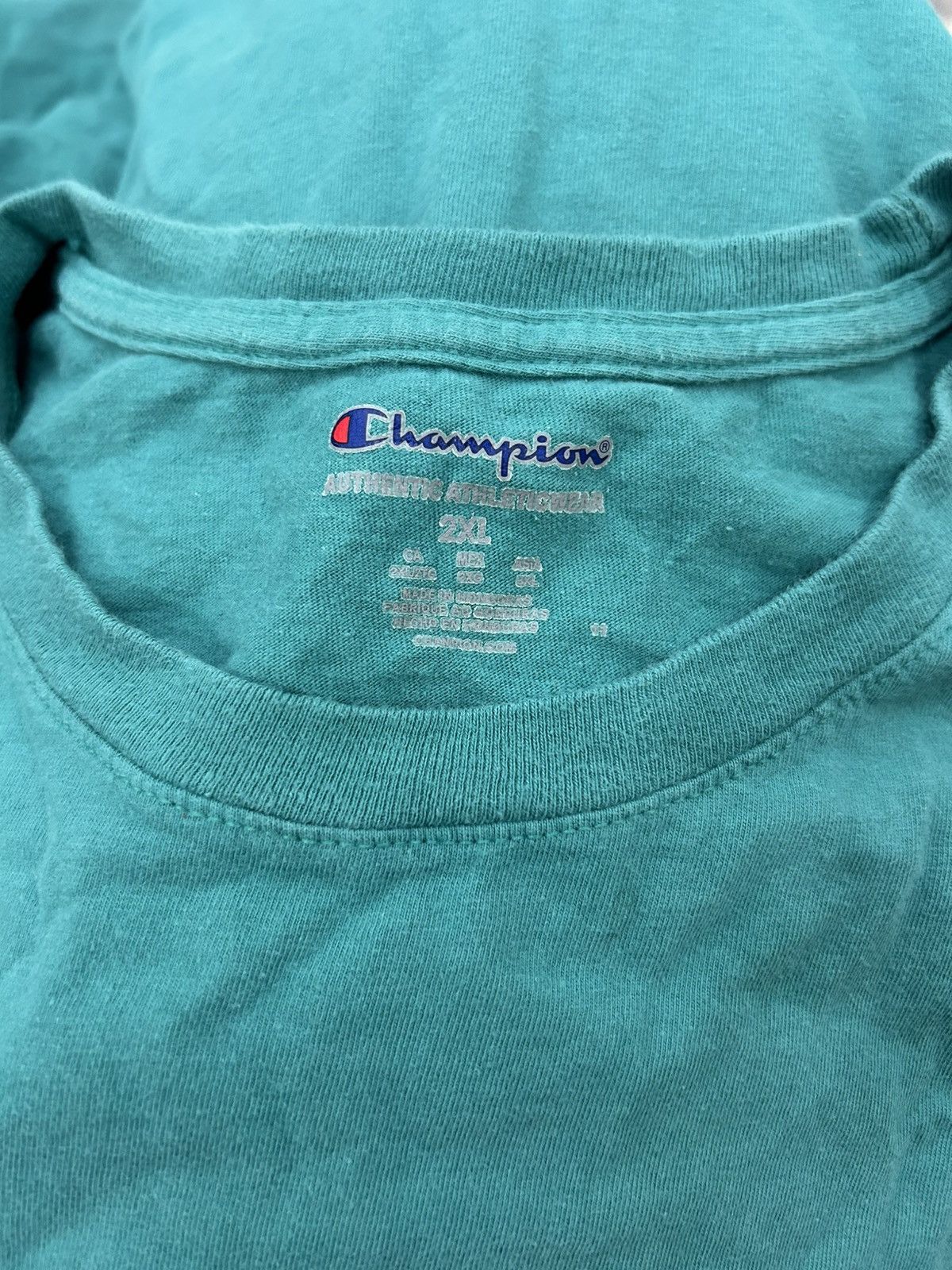 Champion Turquoise champion t shirt Size US XXL / EU 58 / 5 - 3 Thumbnail