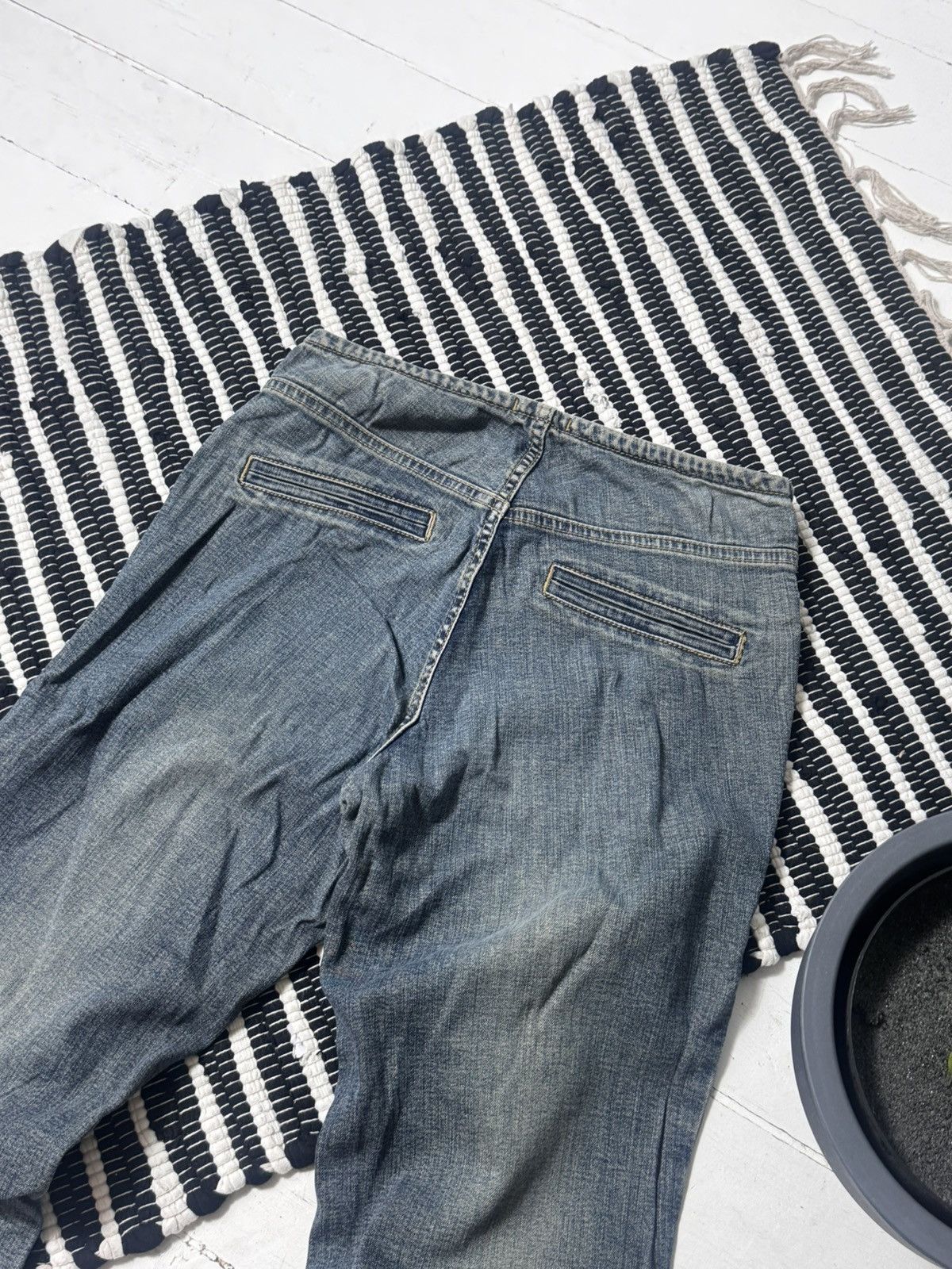 Vintage VINTAGE WASHED DENIM STYLE 2000s OPIUM PANTS Size 27" / US 4 / IT 40 - 7 Thumbnail