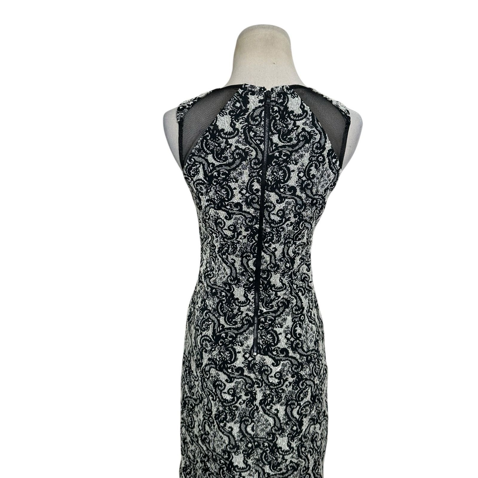 Alice + Olivia Alice + Olivia Thalia Sleeveless Brocade Mini Dress Size 2 Size XS / US 0-2 / IT 36-38 - 9 Thumbnail