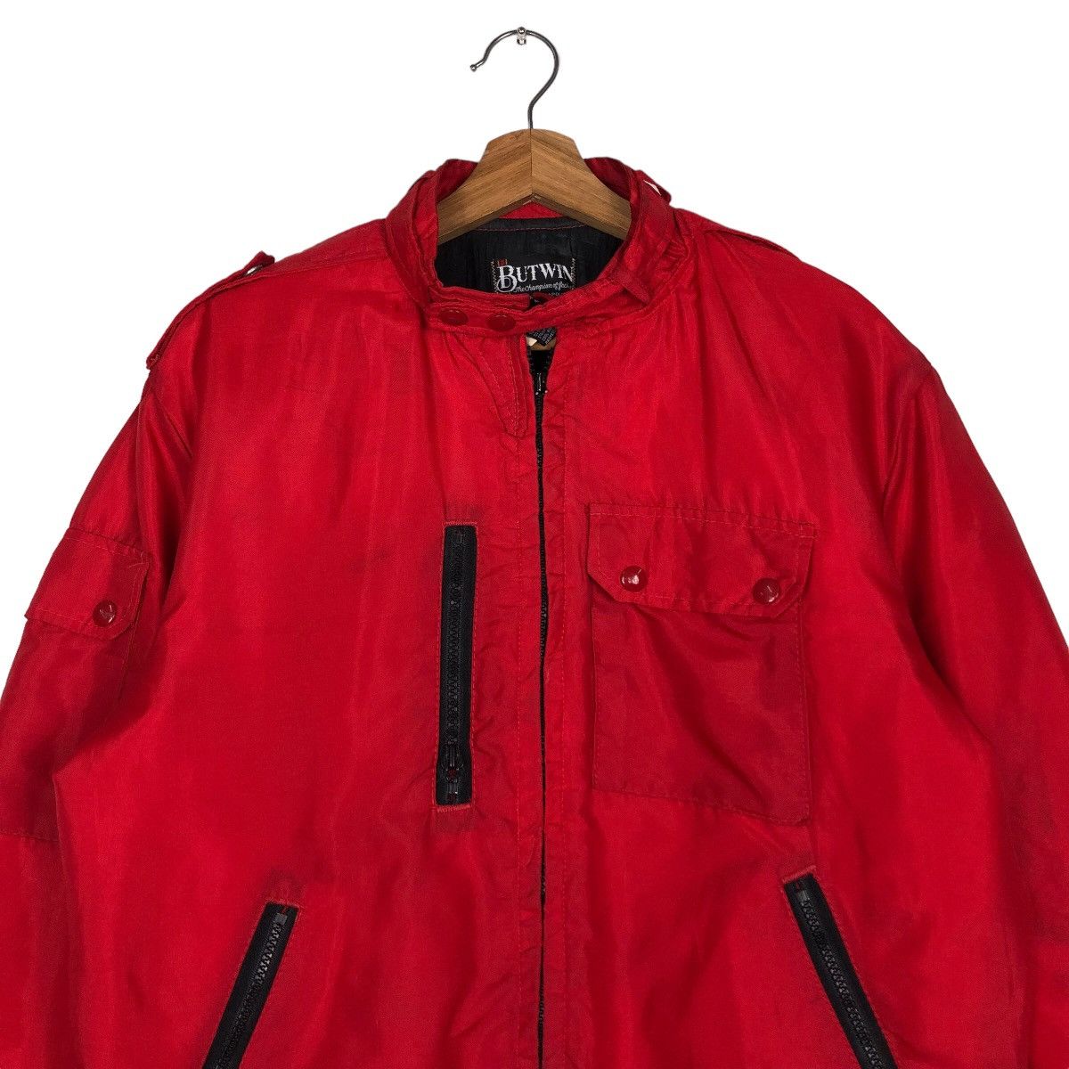 Vintage 🔥Riot Riot Vintage Bomber Jacket Butwin Union Made in USA Size US M / EU 48-50 / 2 - 3 Thumbnail