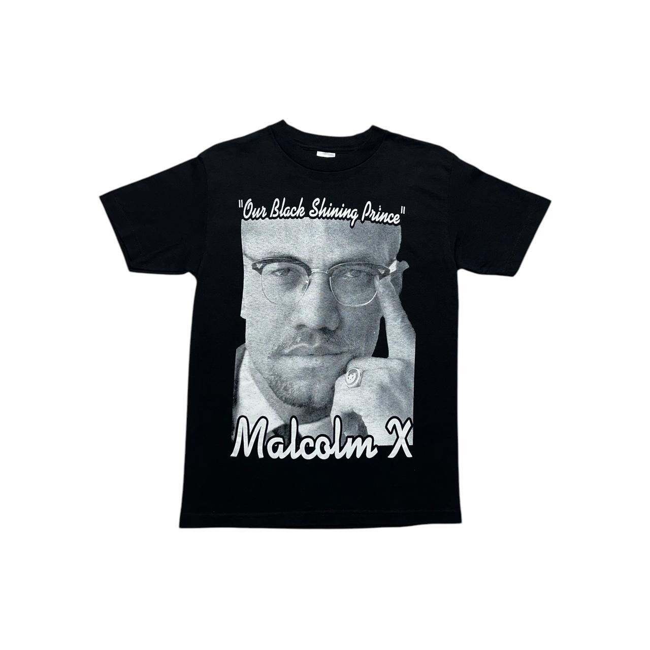 AAA × Vintage Vintage Malcolm X Our Black Shining Prince T-Shirt Size US S / EU 44-46 / 1 - 1 Thumbnail