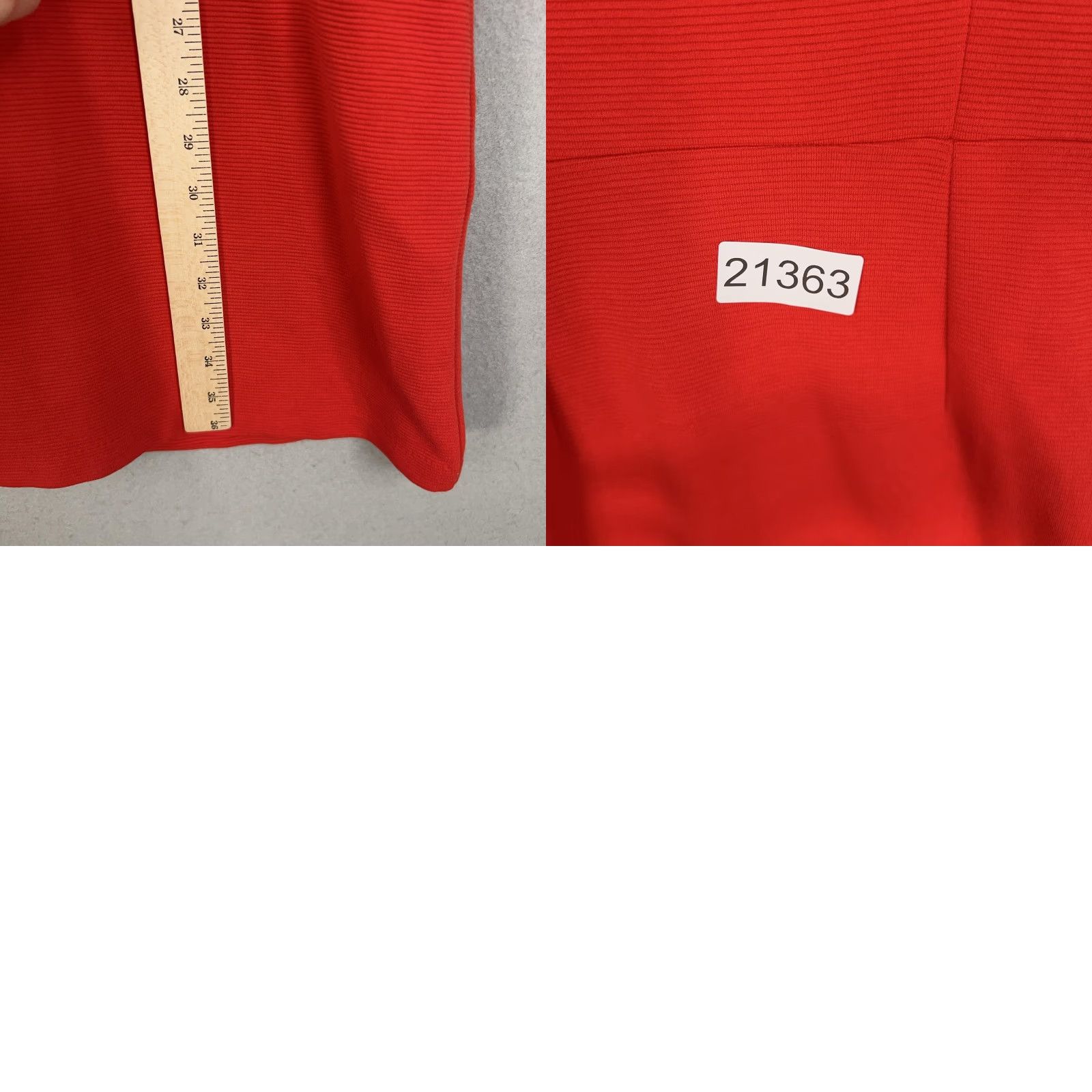 Boden Boden Dress Womens 2 Red V Neck Ottoman Rib Pockets Minimal Quiet Luxury Office Dress Size XS / US 0-2 / IT 36-38 - 9 Thumbnail
