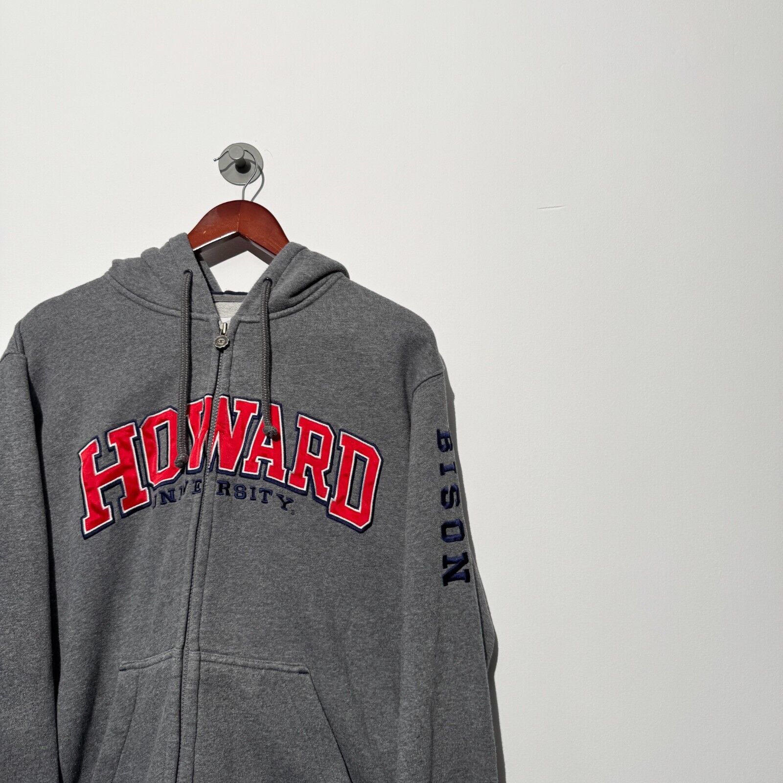 Champion × Vintage Champion Unisex Gray Cotton Zip Hoodie Size S Howard Size US S / EU 44-46 / 1 - 6 Thumbnail