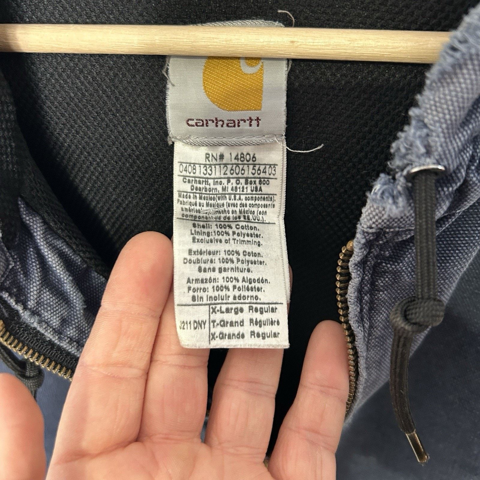 Carhartt Vintage Carhartt Thermal-Lined Active Jacket “Dark Navy” Size US XL / EU 56 / 4 - 12 Thumbnail