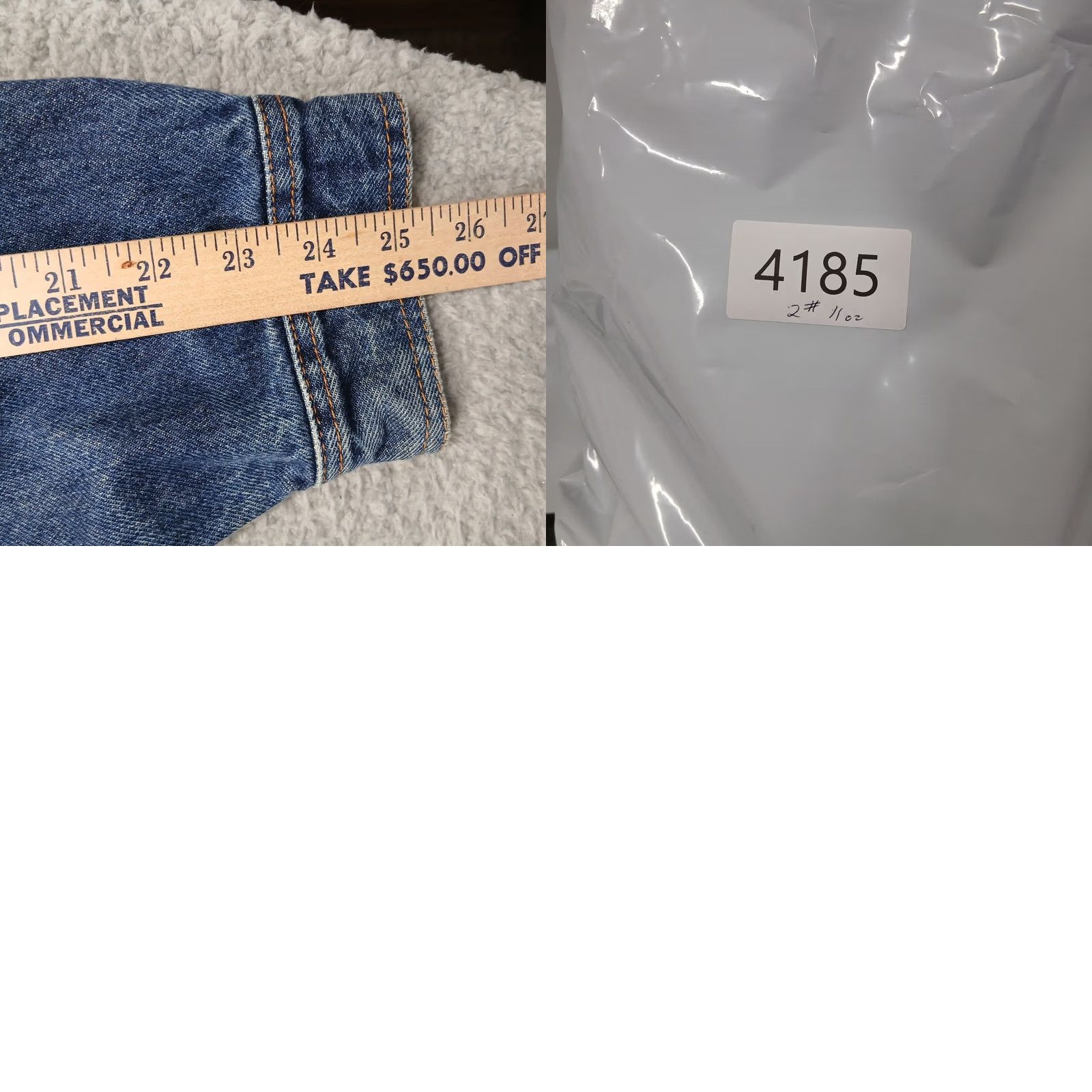 Sean John Sean John Denim Jacket Men's XXL Blue Jean Trucker Embroidered Made in Hong Kong Size US 39 - 8 Thumbnail