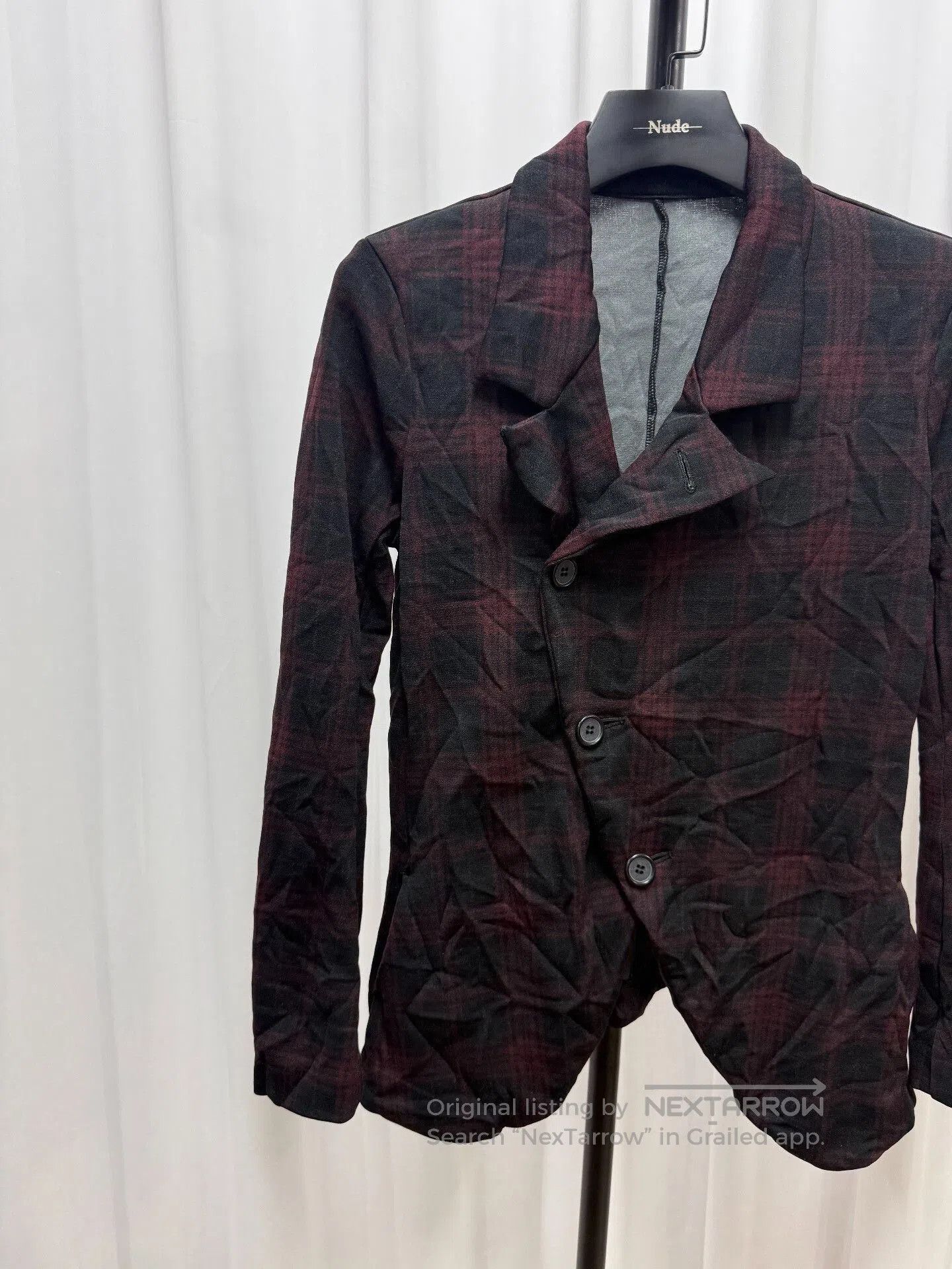 Y's Y's Red and Black Checkered Set. Size M / US 6-8 / IT 42-44 - 3 Thumbnail