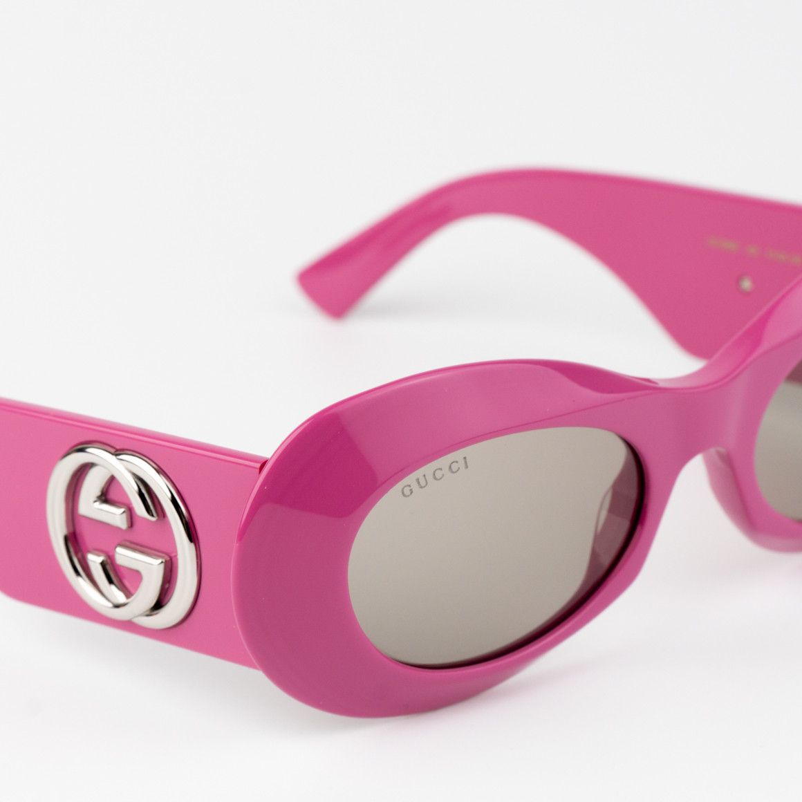 Gucci NEW Gucci GG1696S 004 Women Oval Sunglasses GG 1696S Size ONE SIZE - 6 Thumbnail