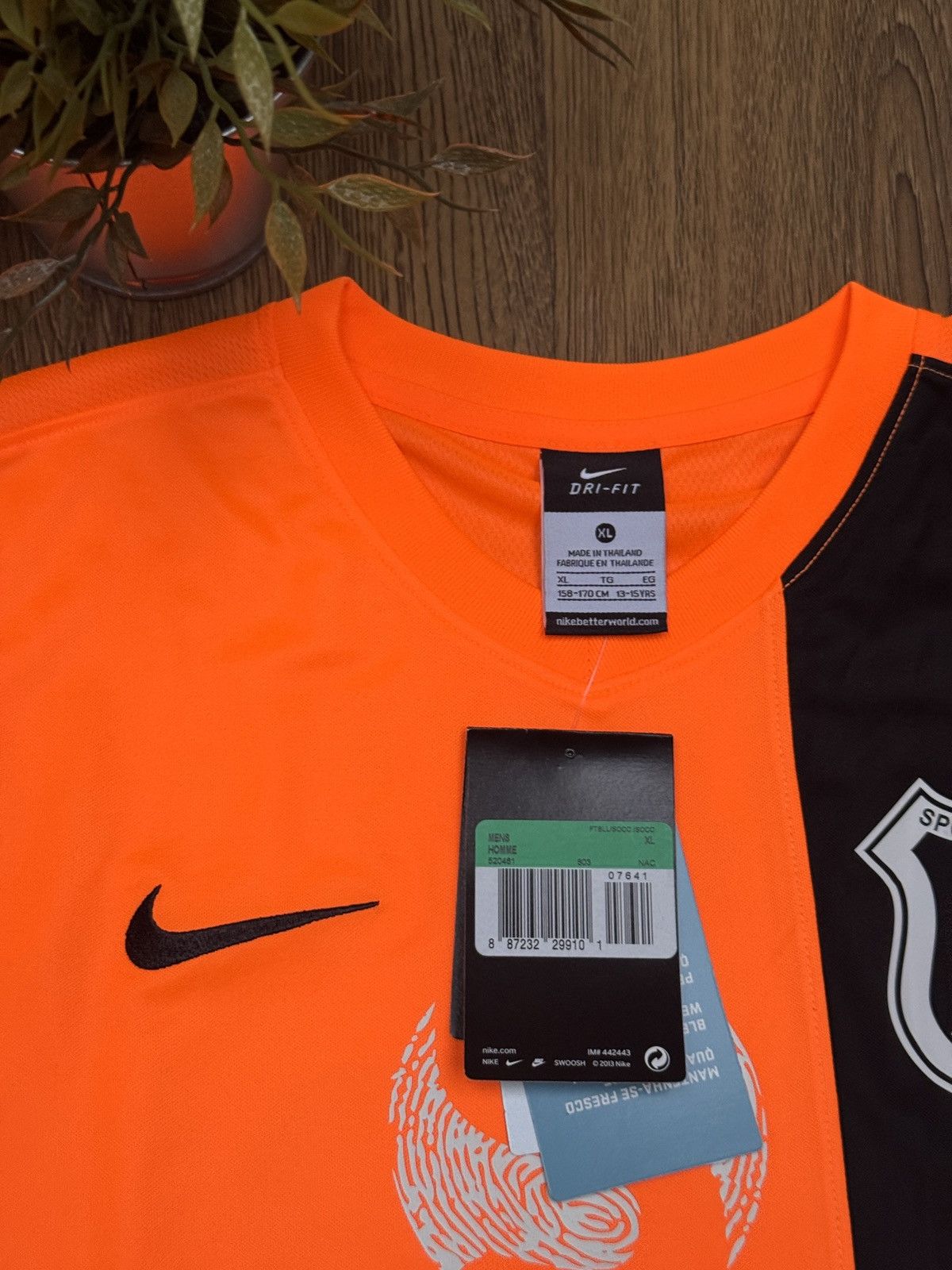 Nike Nike Dri-FIT Long Sleeve Football Jersey Size US XS / EU 42 / 0 - 4 Thumbnail