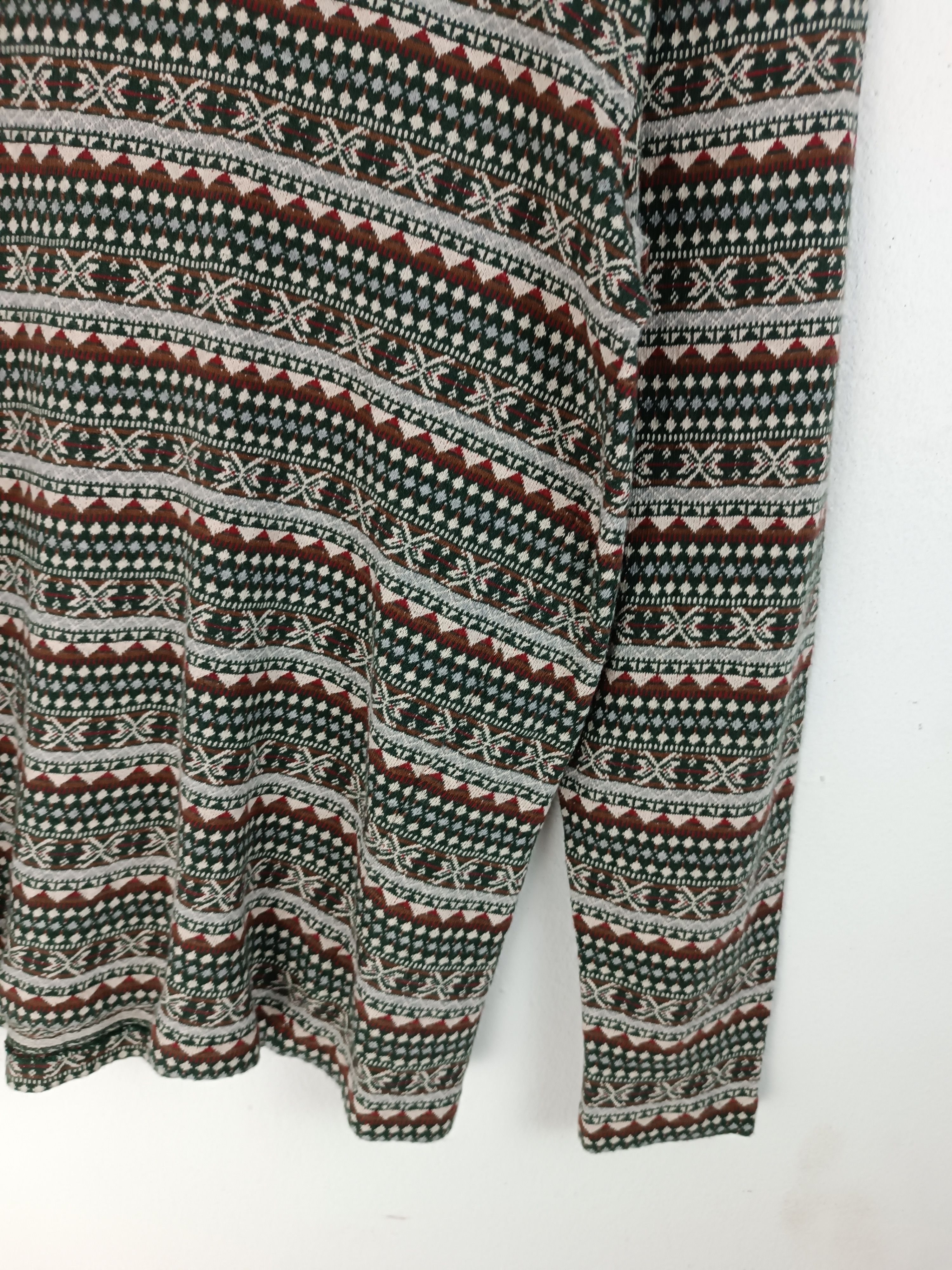 Japanese Brand VINTAGE ATELIER MEIKU TRIBAL RETRO KNITWEAR VERY RARE Size M / US 6-8 / IT 42-44 - 10 Thumbnail