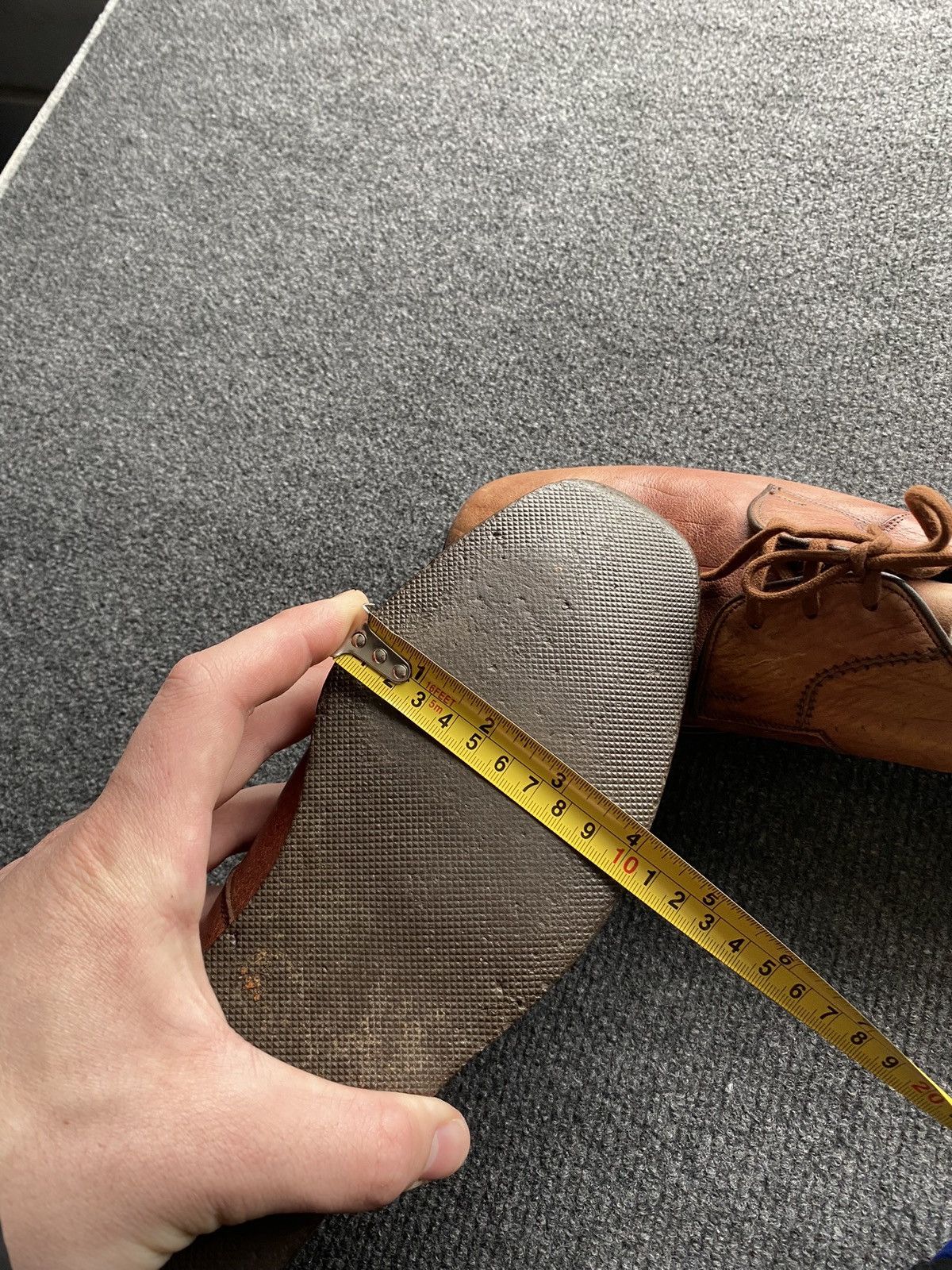 Church's 🔥Church's Vintage Brown Calf Leather Derby Shoes Handcrafted Size US 8 / EU 41 - 5 Thumbnail