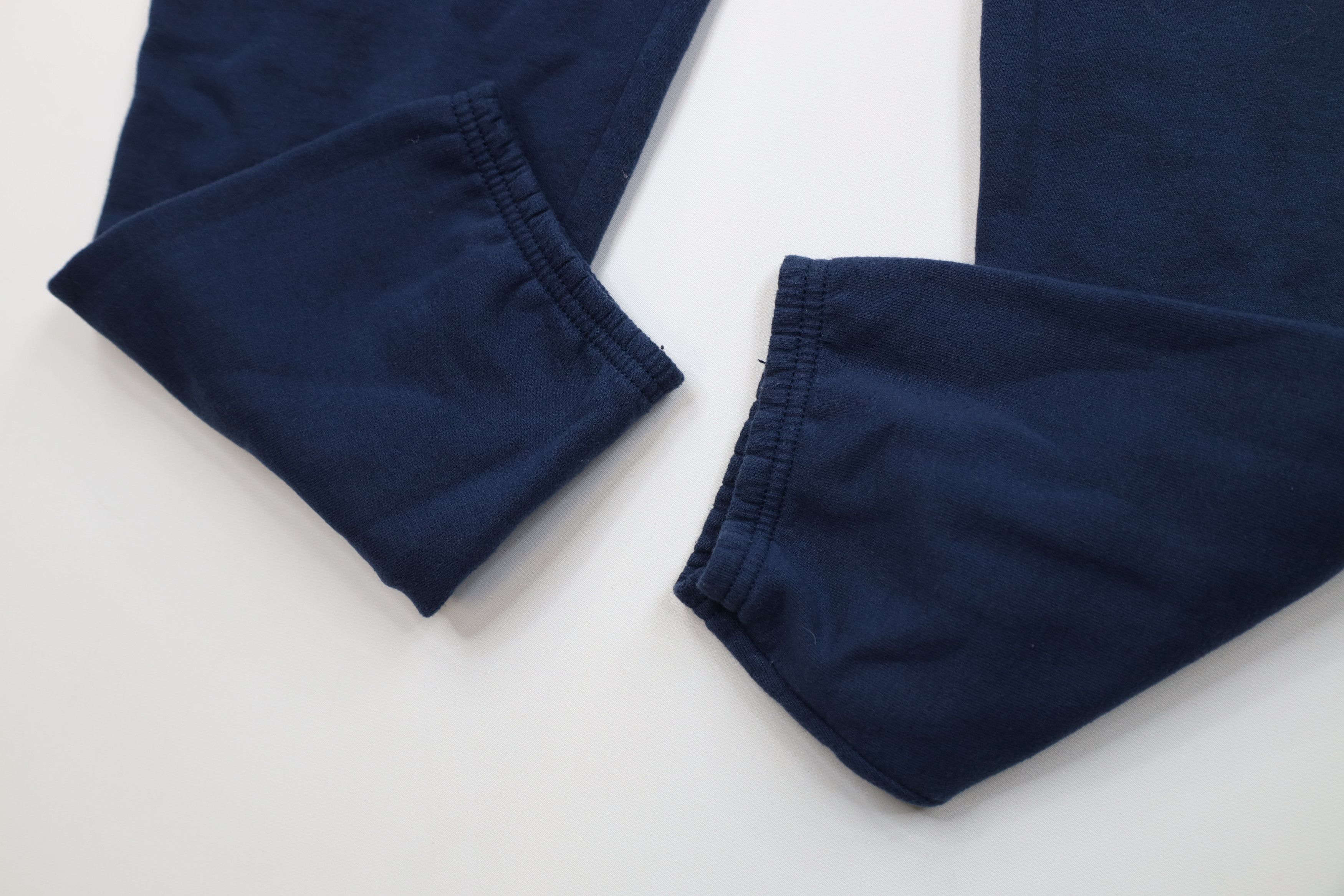 Vintage Vintage 90s Streetwear Blank Sweatpants Joggers Pants Blue Size US 34 / EU 50 - 5 Thumbnail