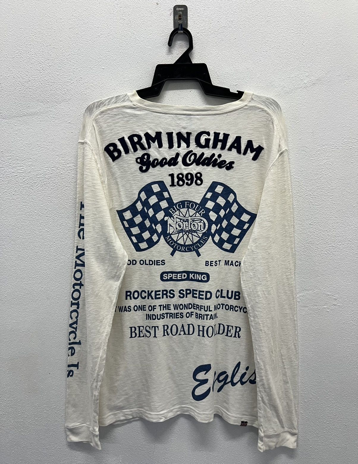 Norton × Vintage VINTAGE NORTON MOTORCYLES BIRMINGHAM GOOD OLDIES 1898 SHIRT Size US XL / EU 56 / 4 - 1 Thumbnail