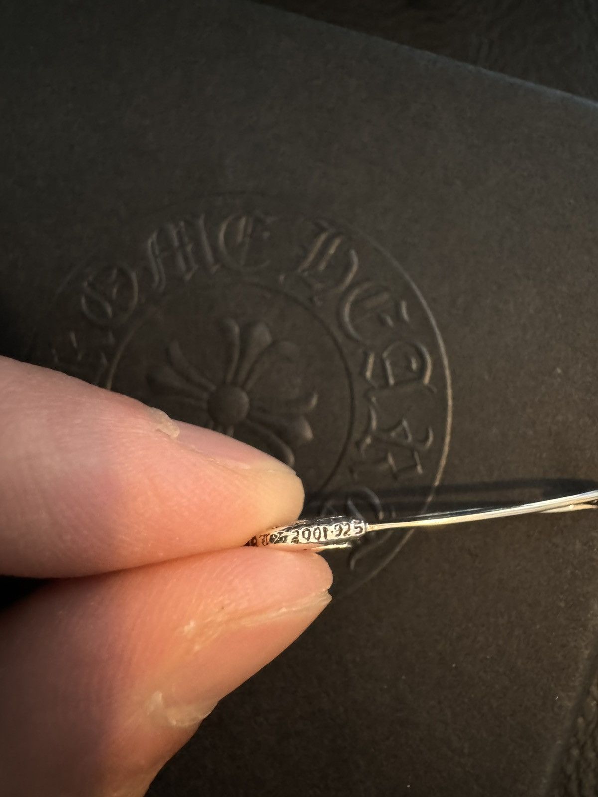 Chrome Hearts Chrome Hearts Silver Safety Pin With Pave Diamond Size ONE SIZE - 8 Preview