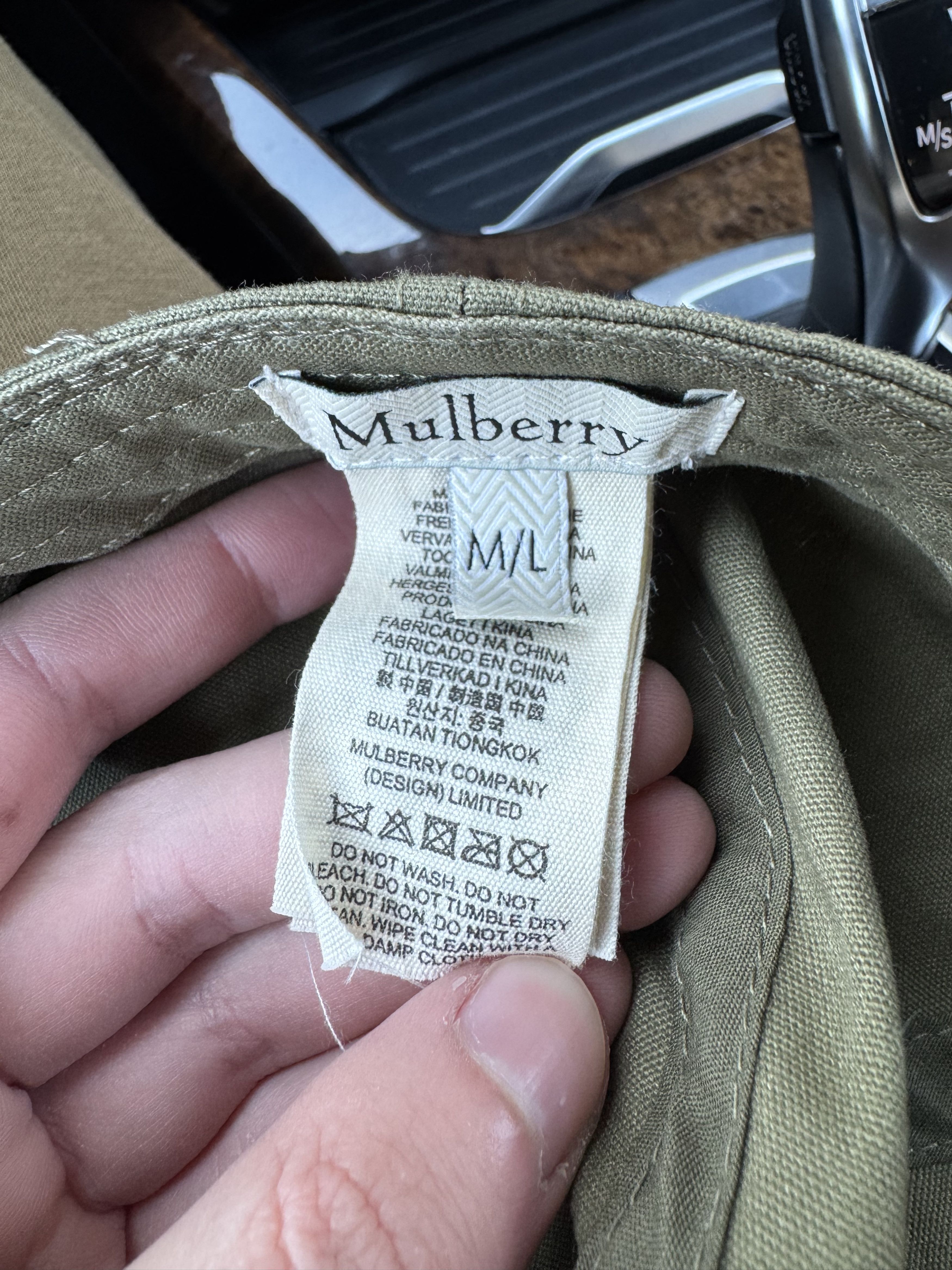 Mulberry Mulberry Embroidered Logo Baseball Cap Hat Size ONE SIZE - 13 Thumbnail