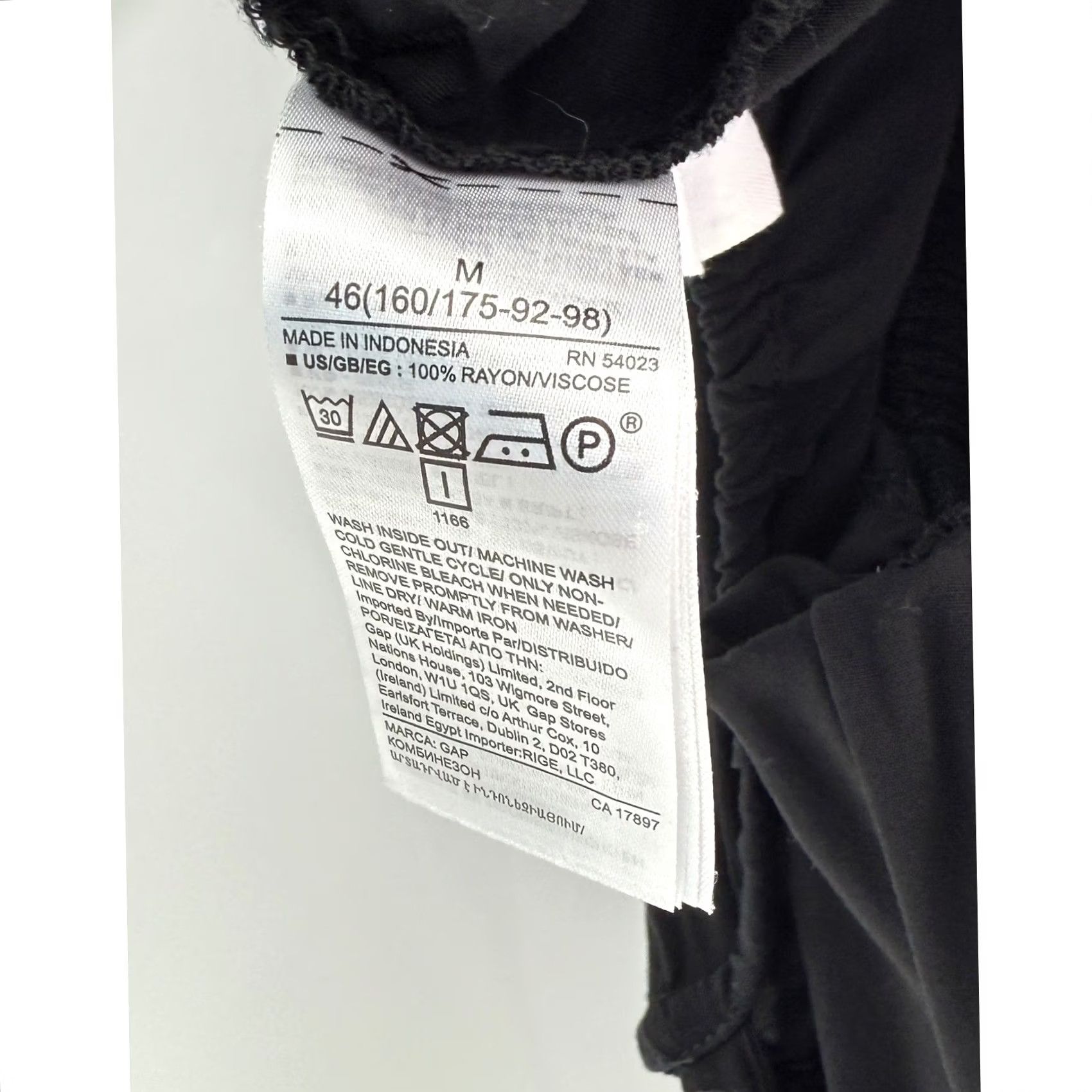 Gap GAP Black Romper Sleeveless Adjustable Straps Sz Medium Boho Women’s Romper Tee Dress One-Piece Casual Everyday Summer Spirits Size 32" / US 10 / IT 46 - 7 Thumbnail