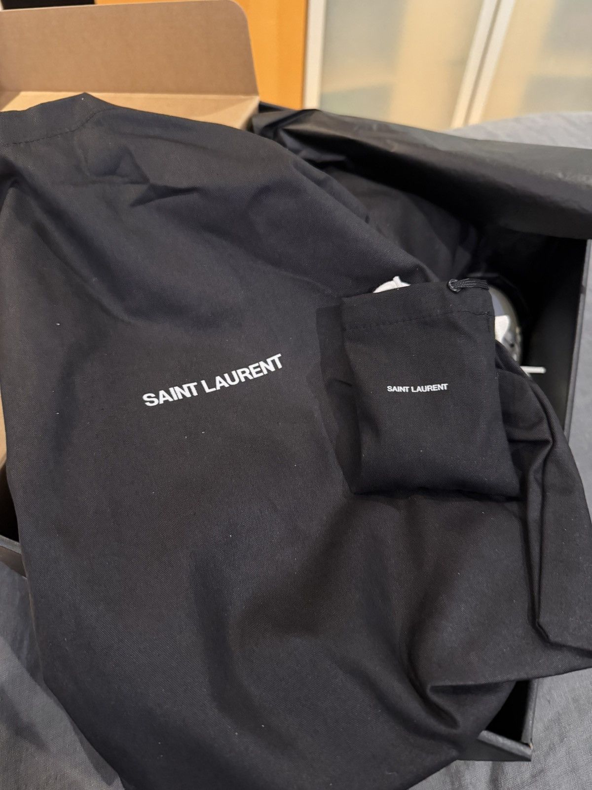 Saint Laurent Paris 🔥 Saint Laurent Paris SL39 Mid Top Size 42 – Blanc Optique 🔥 Size US 9 / EU 42 - 14 Thumbnail