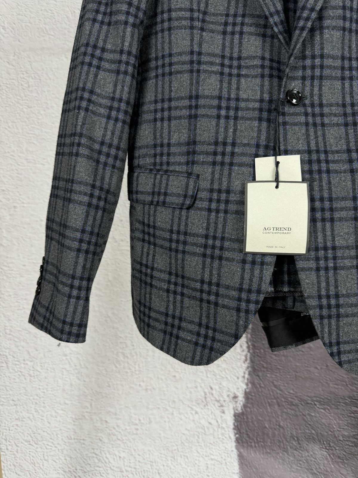 Other BNWT AG Trend Contemporary checkered grey Wool 2 pcs suit Size 36R - 5 Thumbnail