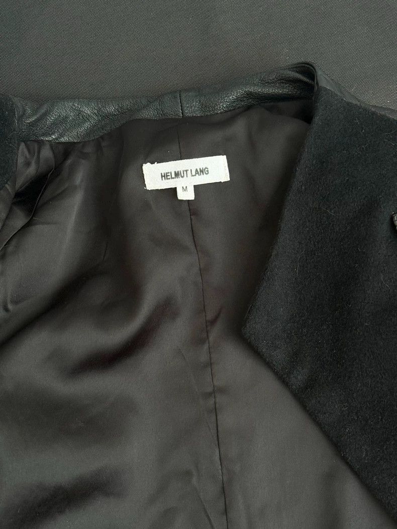Helmut Lang HELMUT LANG Motorcycle leather jacket patch coat Size M / US 6-8 / IT 42-44 - 5 Thumbnail