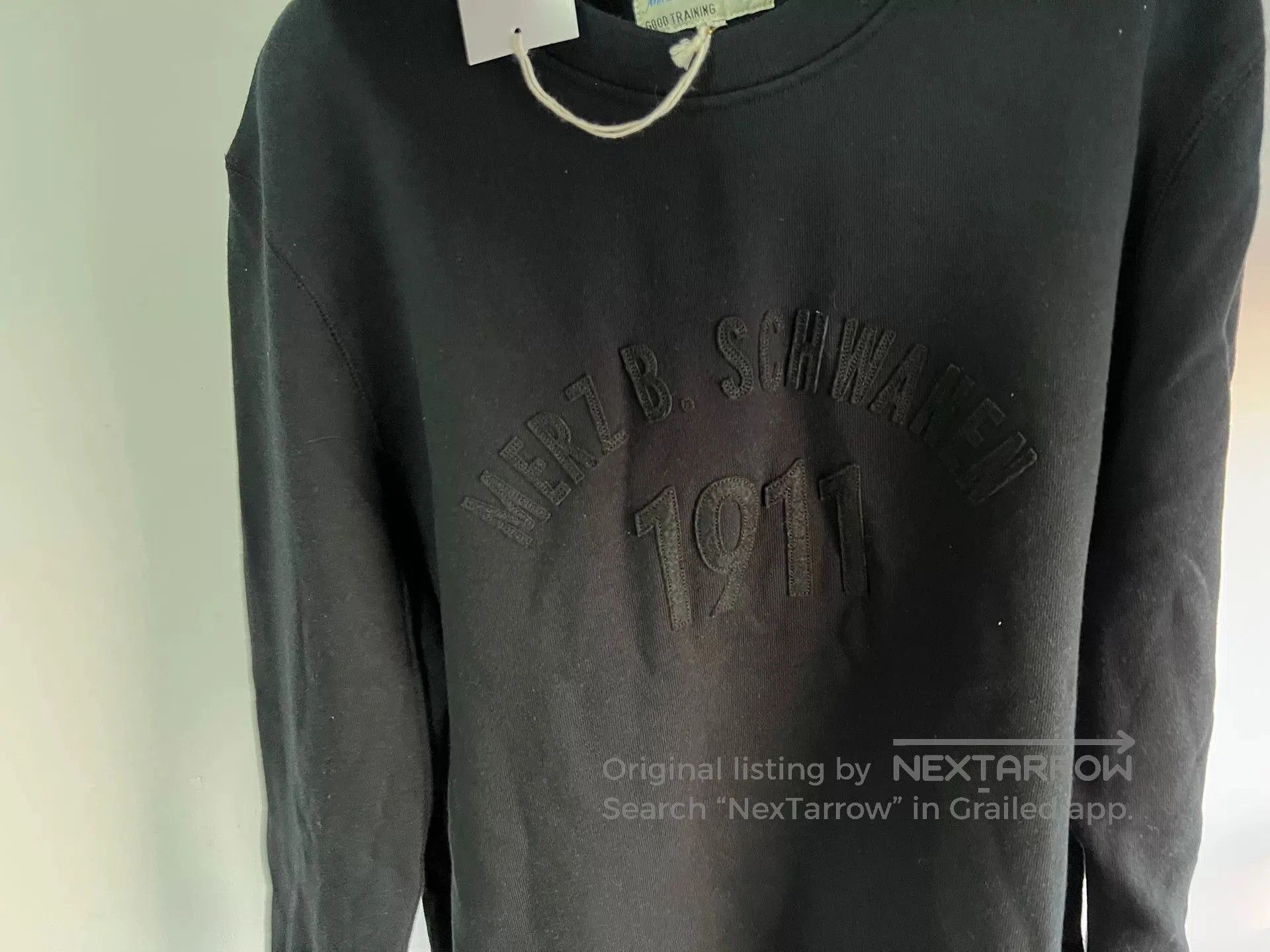 Merz B. Schwanen Merz b.Schwanen Black Sweatshirt trcsw05. Size US M / EU 48-50 / 2 - 5 Thumbnail
