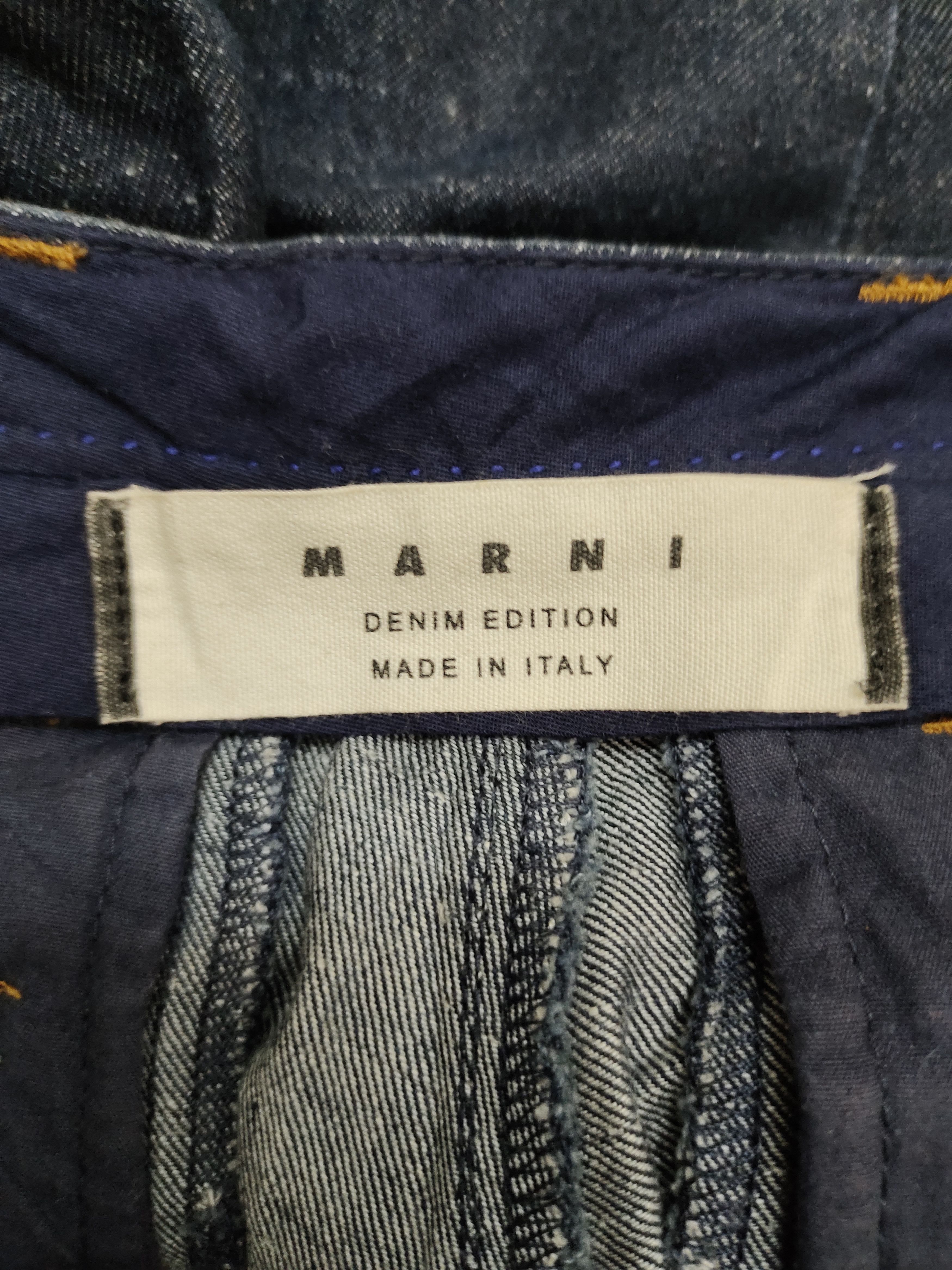Marni Marni Linen Cotton Blend Denim Pants Size 28" / US 6 / IT 42 - 14 Thumbnail