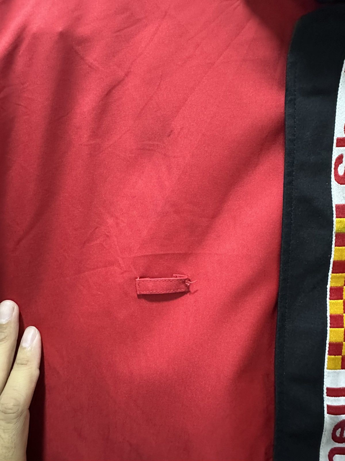 Vintage Vintage Shell Jacket Retro Stlye Design Racing flue Ferrari Size US L / EU 52-54 / 3 - 6 Thumbnail