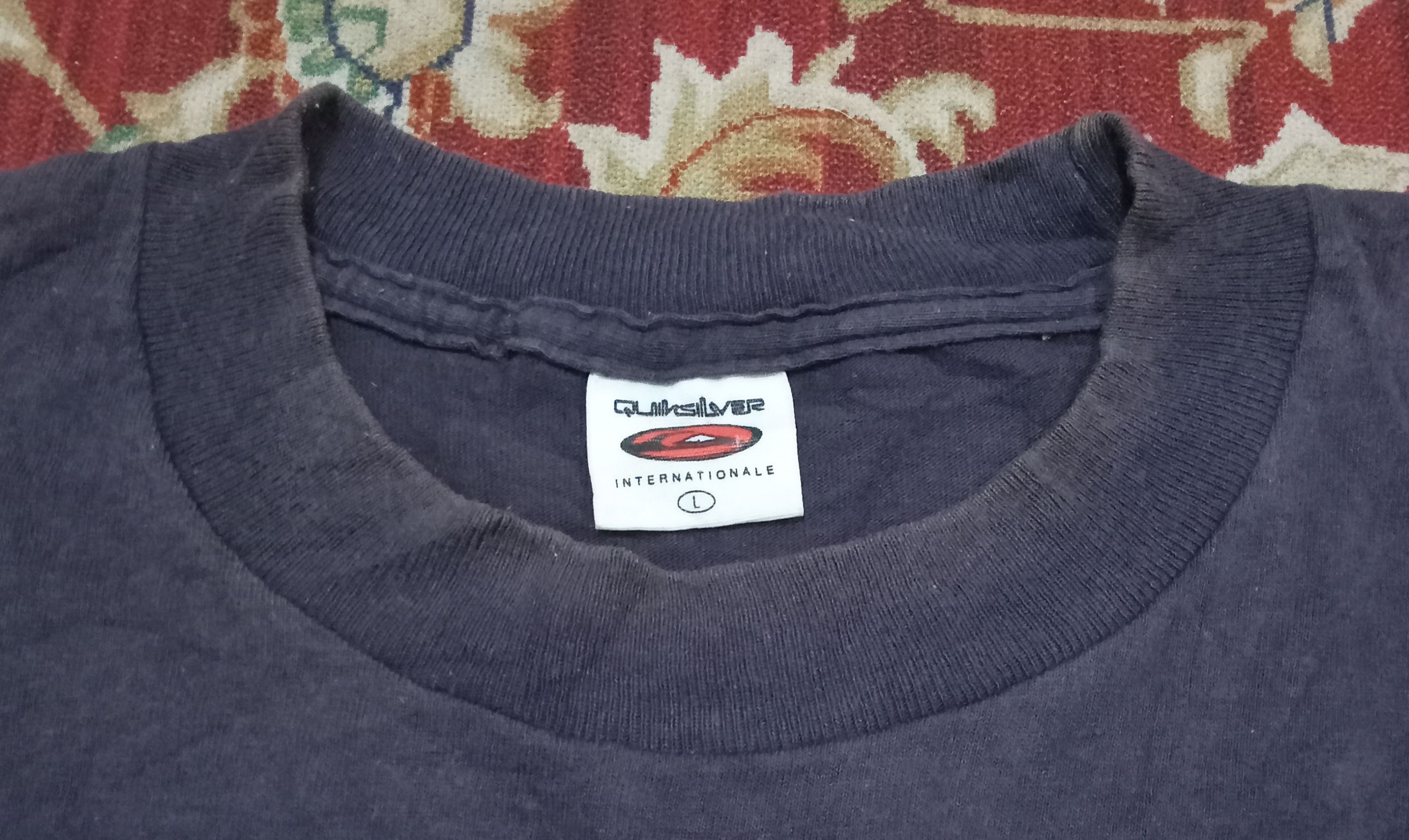 Quiksilver Vintage Quiksilver Eddie Would Go Very Rare T Shirt Size US L / EU 52-54 / 3 - 6 Thumbnail