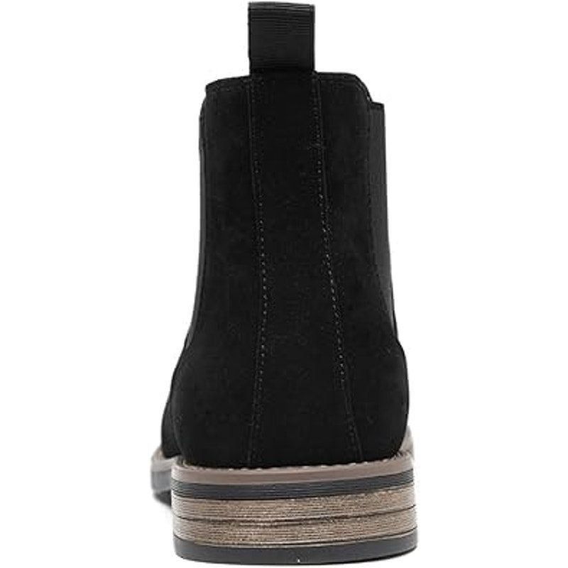 Other Decardz Men's Size 10.5 Black Faux Suede Chelsea Boots Size ONE SIZE - 5 Thumbnail