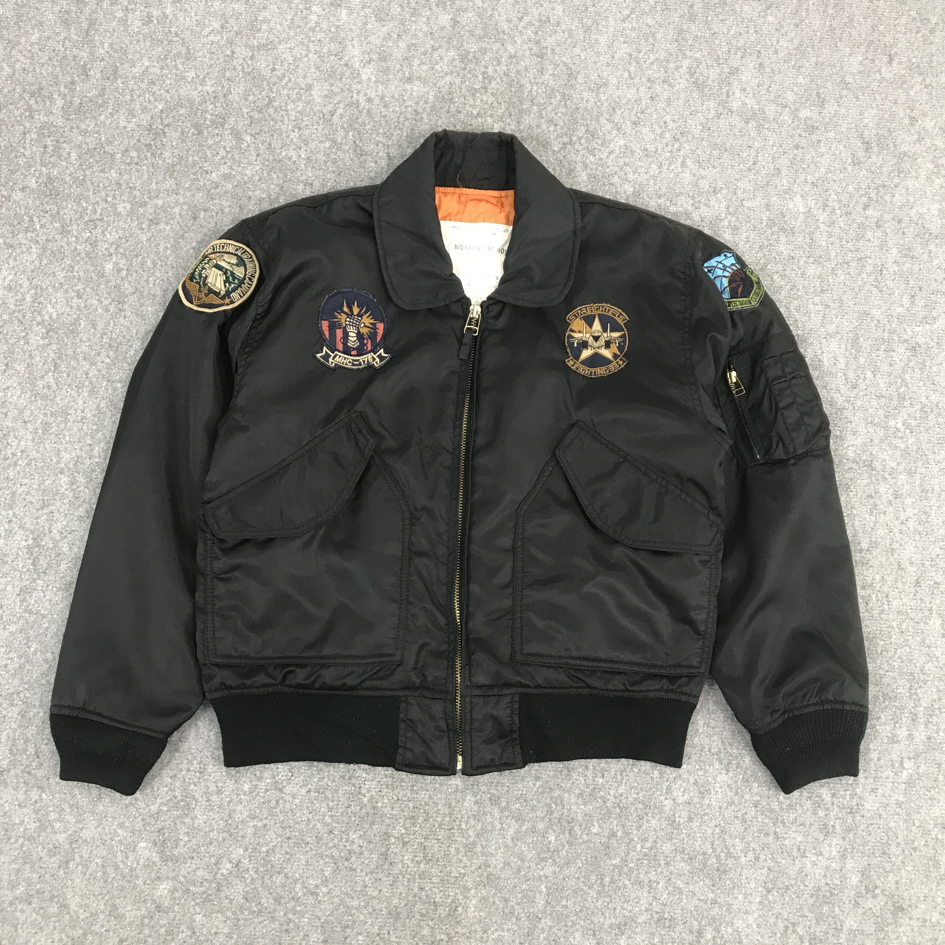 Japanese Brand MEAL COMBAT INDIVIDUAL MA-1 BOMBER JACKET Size US M / EU 48-50 / 2 - 1 Thumbnail