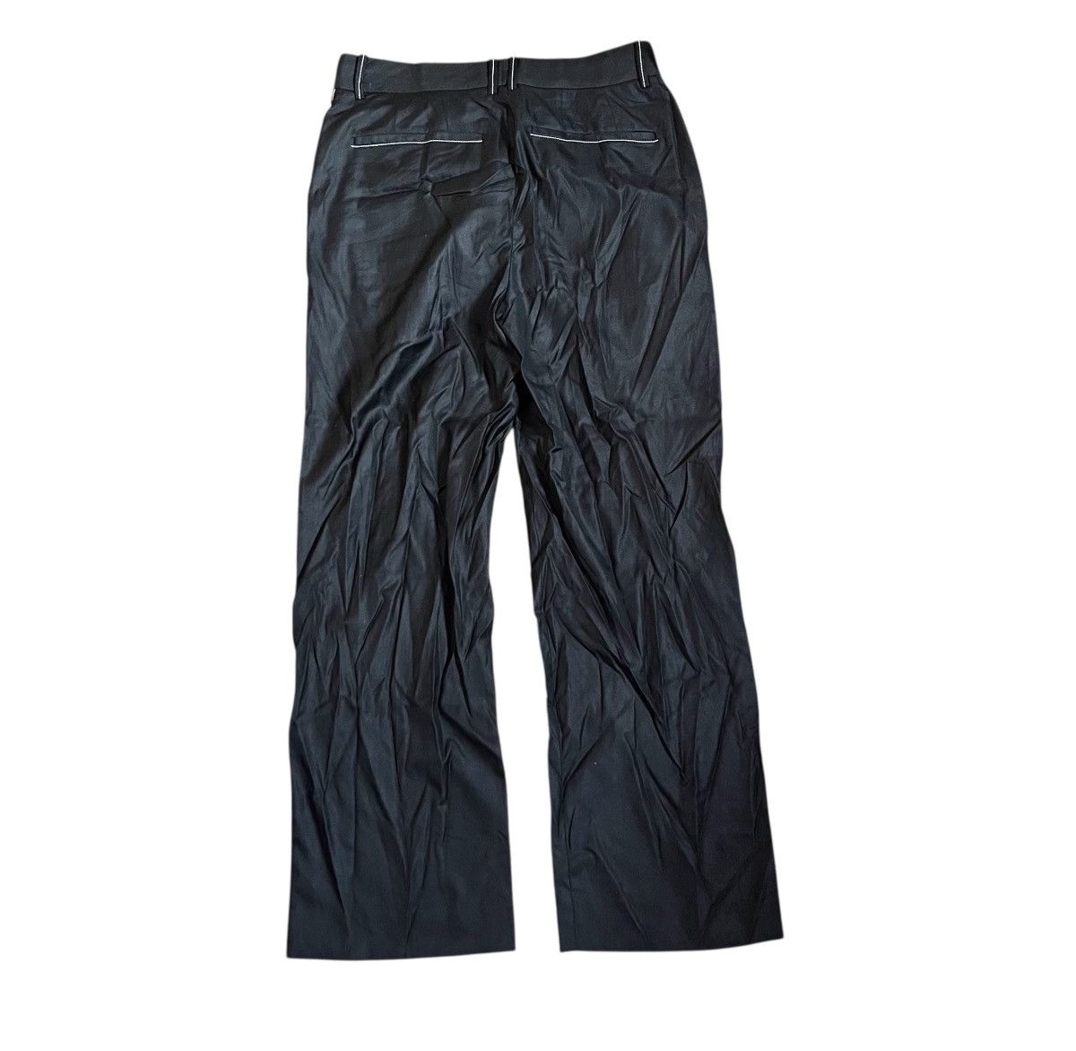 Ader Error Adererror FW20 contrast stitched flowy black trousers Size US 29 - 7 Thumbnail