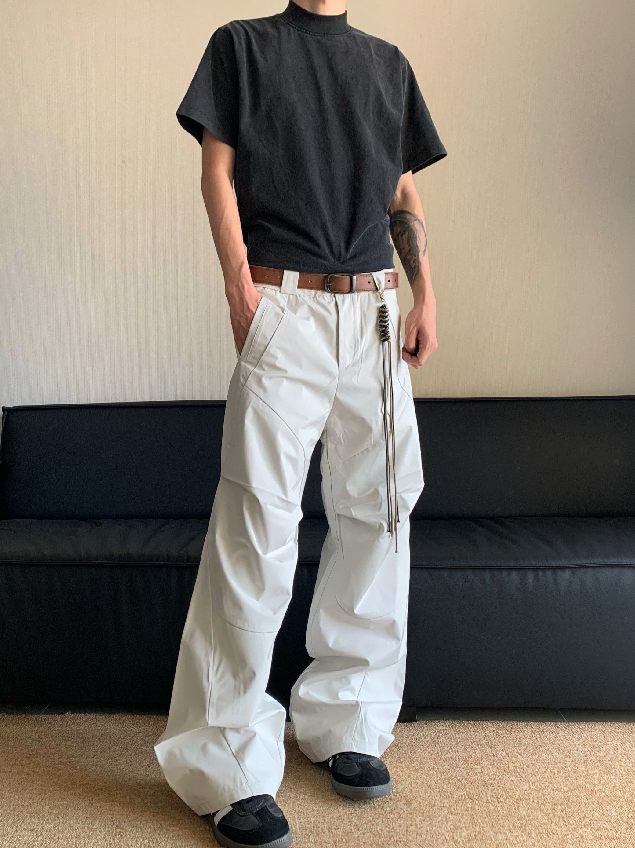 Designer × Japanese Brand Deconstructing Niche High Street Wide Leg Size US 30 / EU 46 - 1 Thumbnail