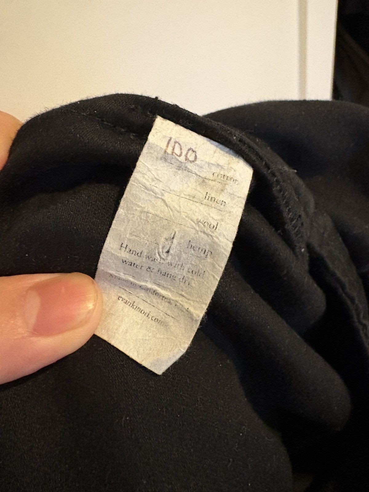 Evan Kinori Evan Kinori black cotton twill single pleat Size US 28 / EU 44 - 4 Thumbnail
