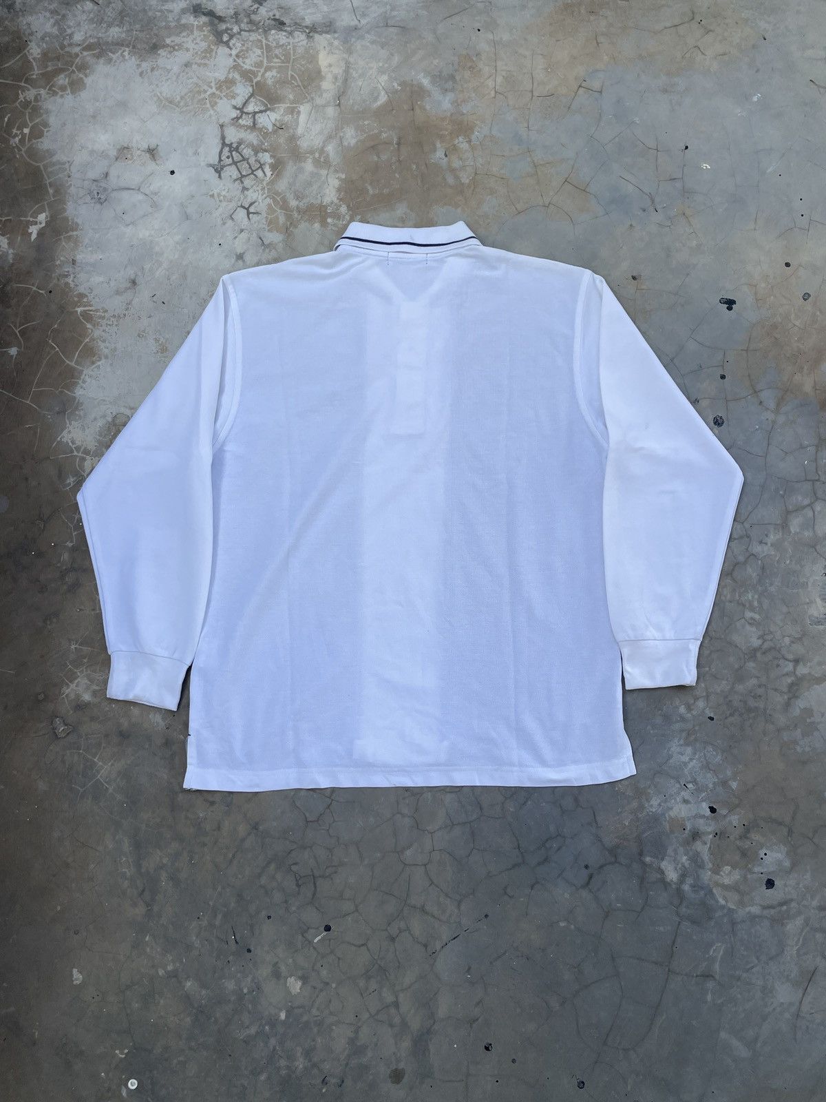 Japanese Brand Vintage 90s ELF Racing Shirt Long Sleeve Polo Rugby Size US M / EU 48-50 / 2 - 12 Thumbnail