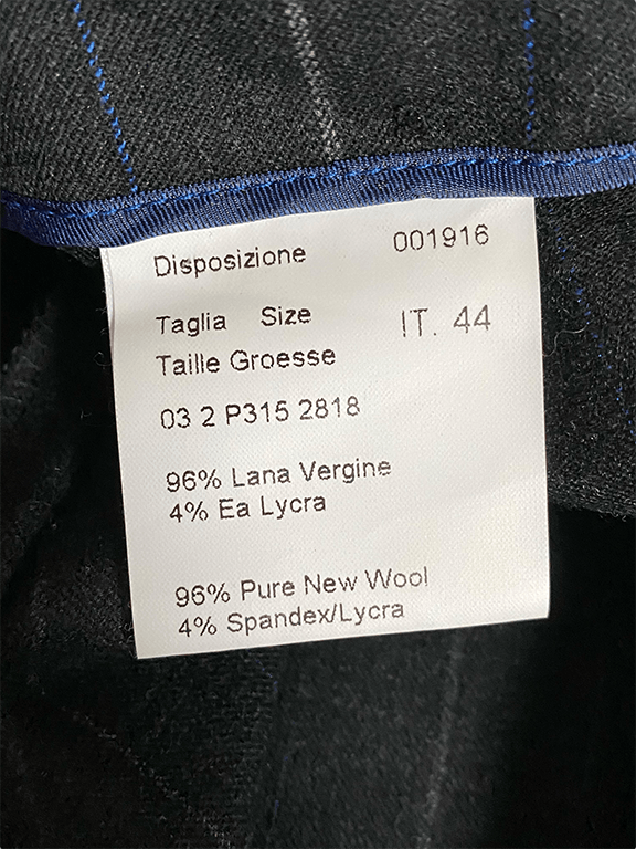 Piazza Sempione Chalk stripe wool tapered pant Size 30" / US 8 / IT 44 - 9 Thumbnail