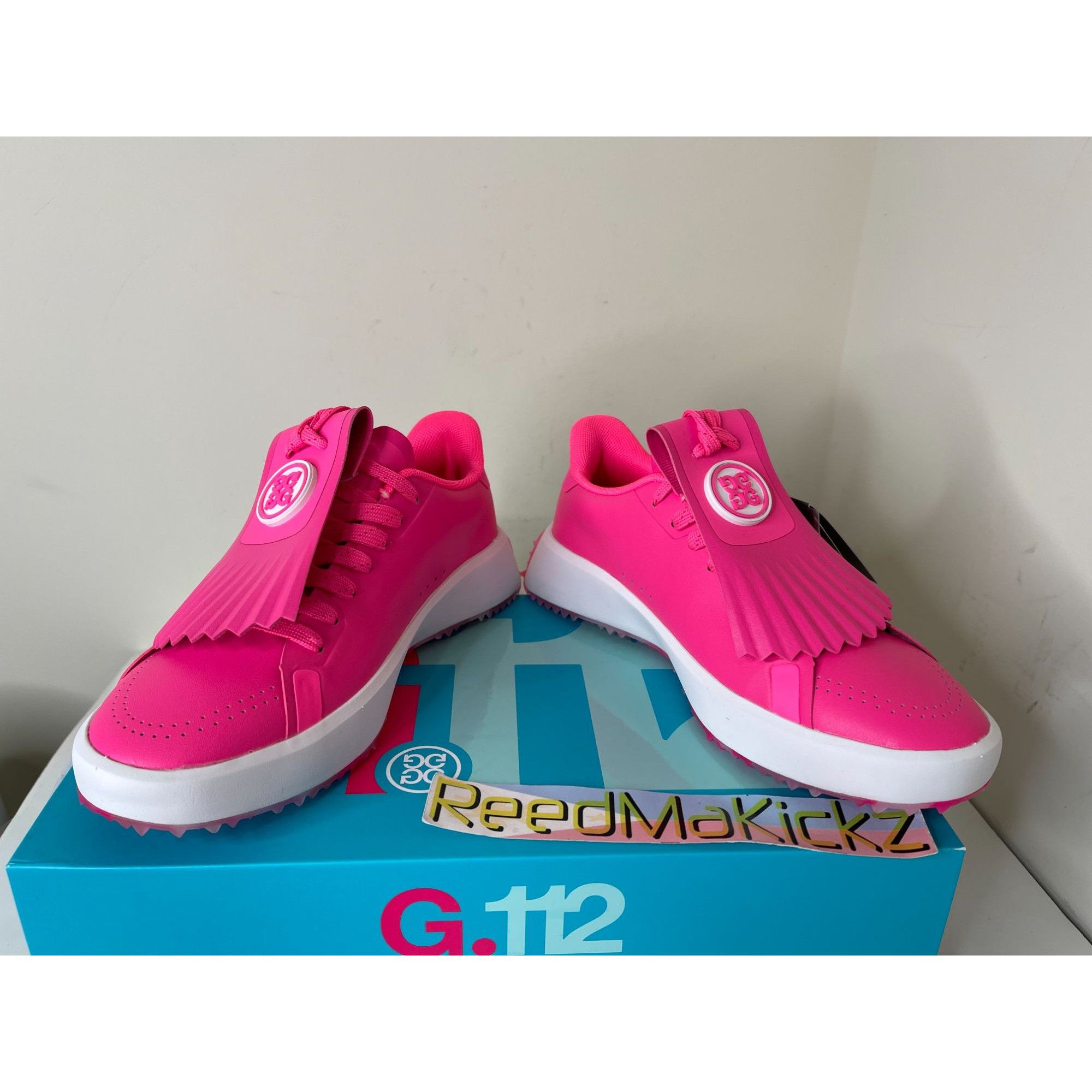 G/FORE G/FORE G.112 KILTIE GOLF SHOES KNOCKOUT PINK WOMENS 7US Size US 7 / IT 37 - 8 Thumbnail