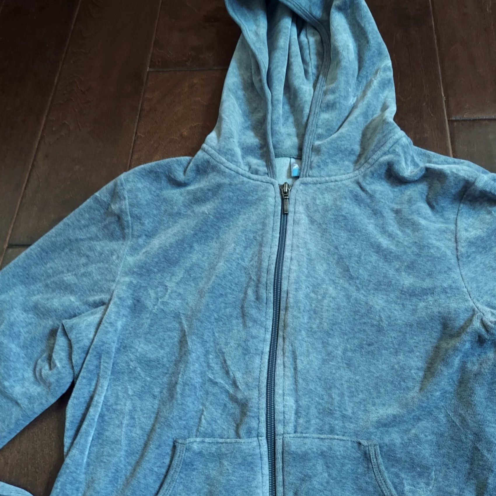 Tek Gear Tek Gear Women's Heather Gray Full Zip Hoodie S with Pockets - Gray, Cotton Polyester, Regular, Body Womens Size S / US 4 / IT 40 - 6 Thumbnail
