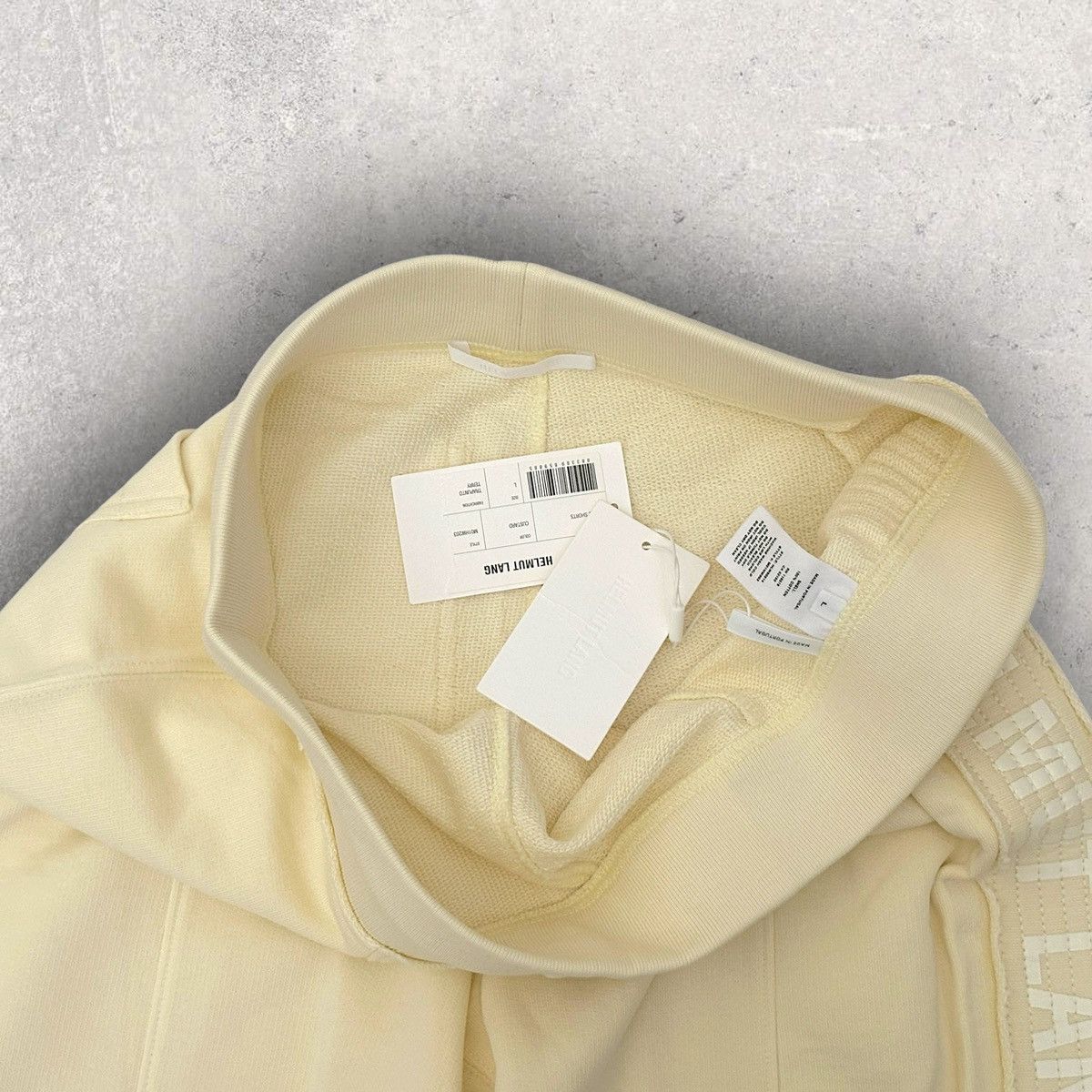 Helmut Lang Helmut Lang French Terry Logo Shorts Size 31" - 4 Thumbnail