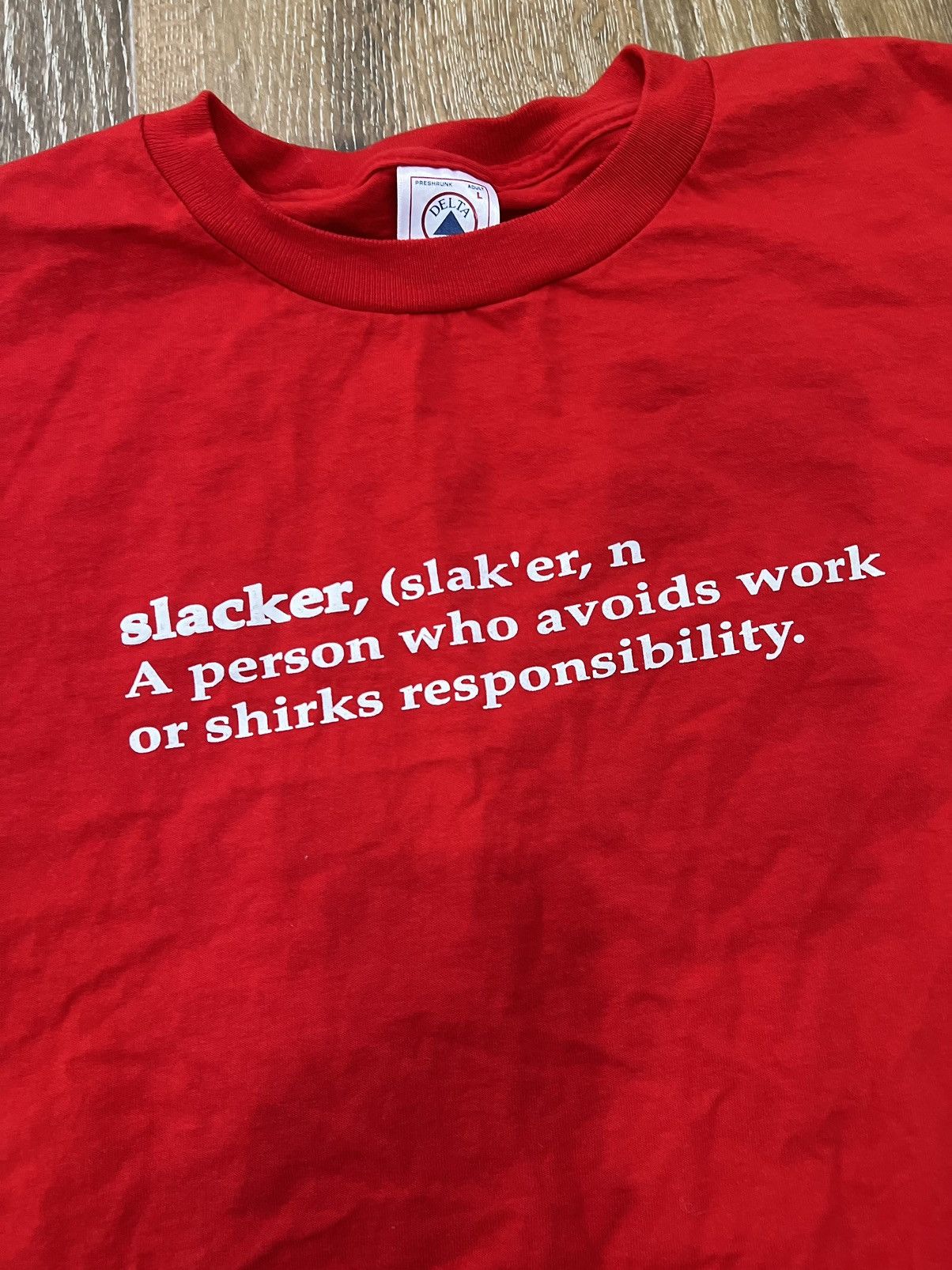 Delta Vintage slacker definition tee Size US L / EU 52-54 / 3 - 2 Thumbnail